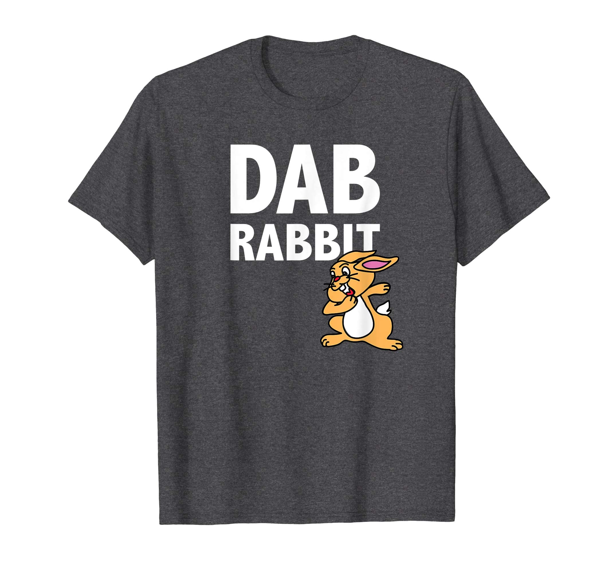 Funny Dabbing Rabbit Easter Tee Shirt Boys Girls Teens