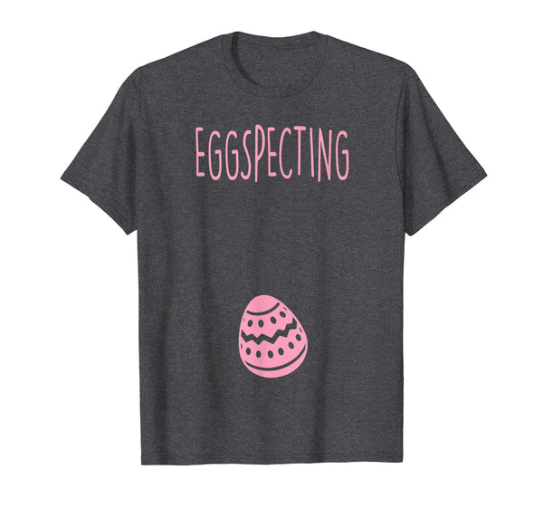 Woman's Easter Eggspecting Funny Pregnancy Announce T-Shirt