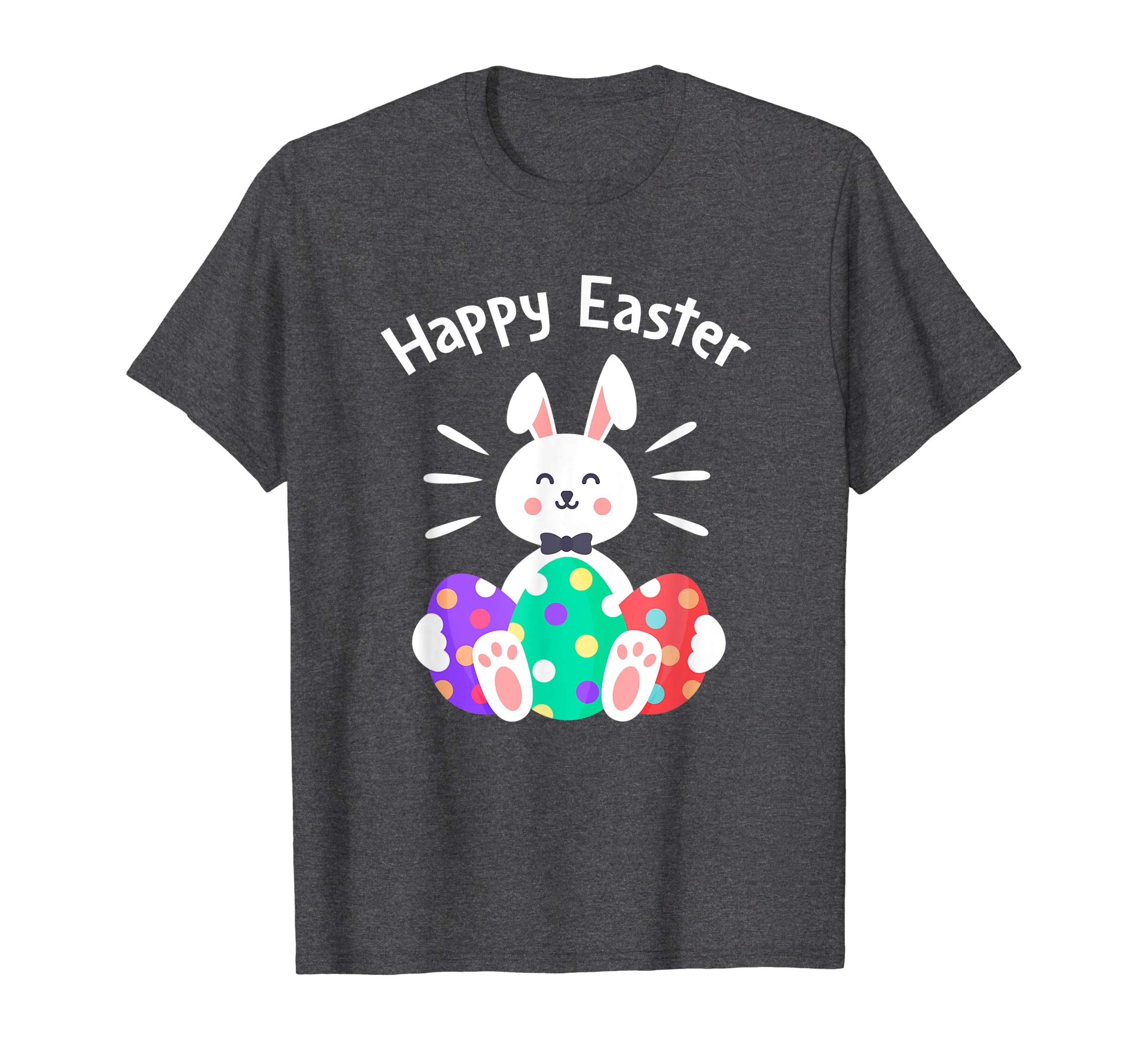 Happy Easter Bunny Tee Shirts With Easter Eggs Tee