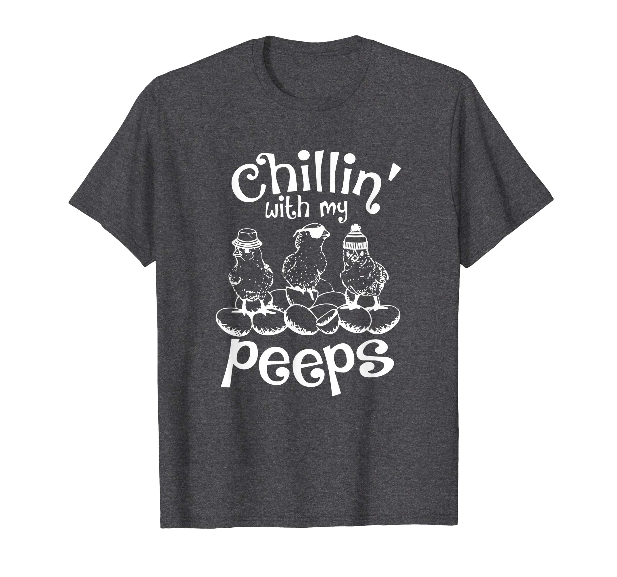 Chillin' With My Peeps Easter Shirt For Boys and Girls