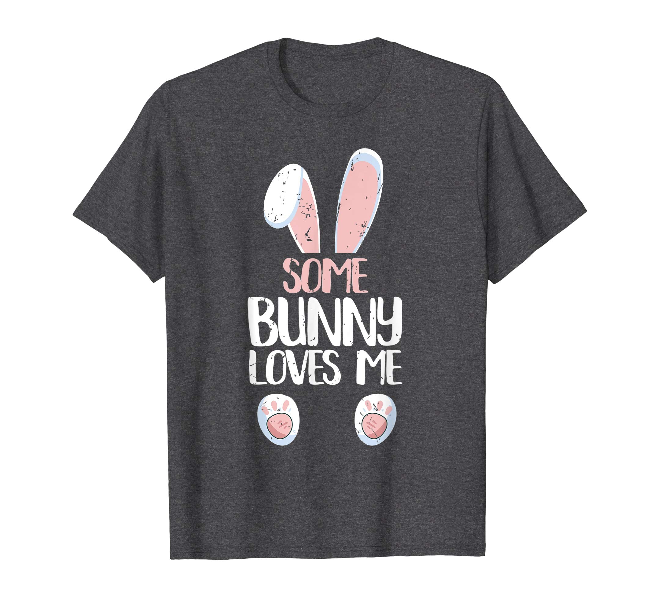 Some Bunny Loves Me Cute Easter Couple Gift T-Shirt