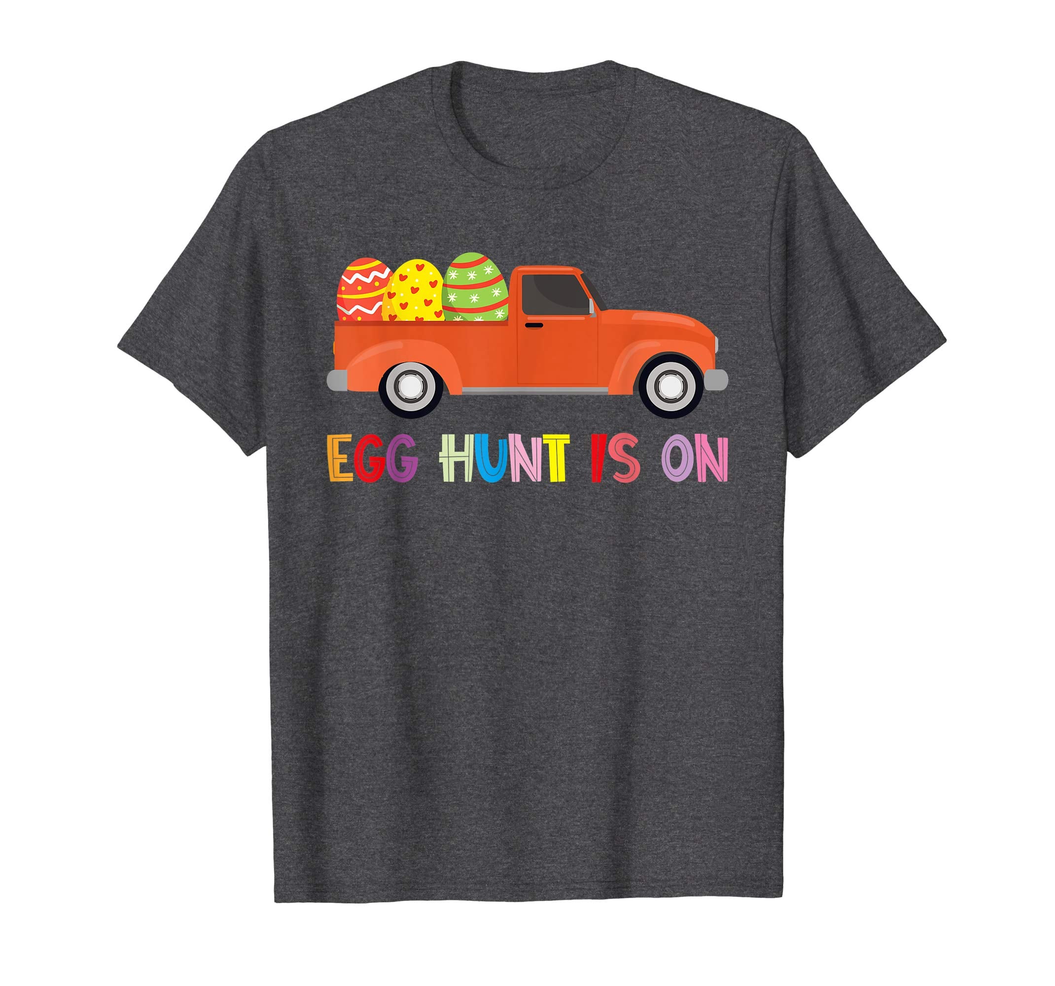 Happy Easter Truck Egg Hunt Is On Kids Boys Girls Shirt Gift