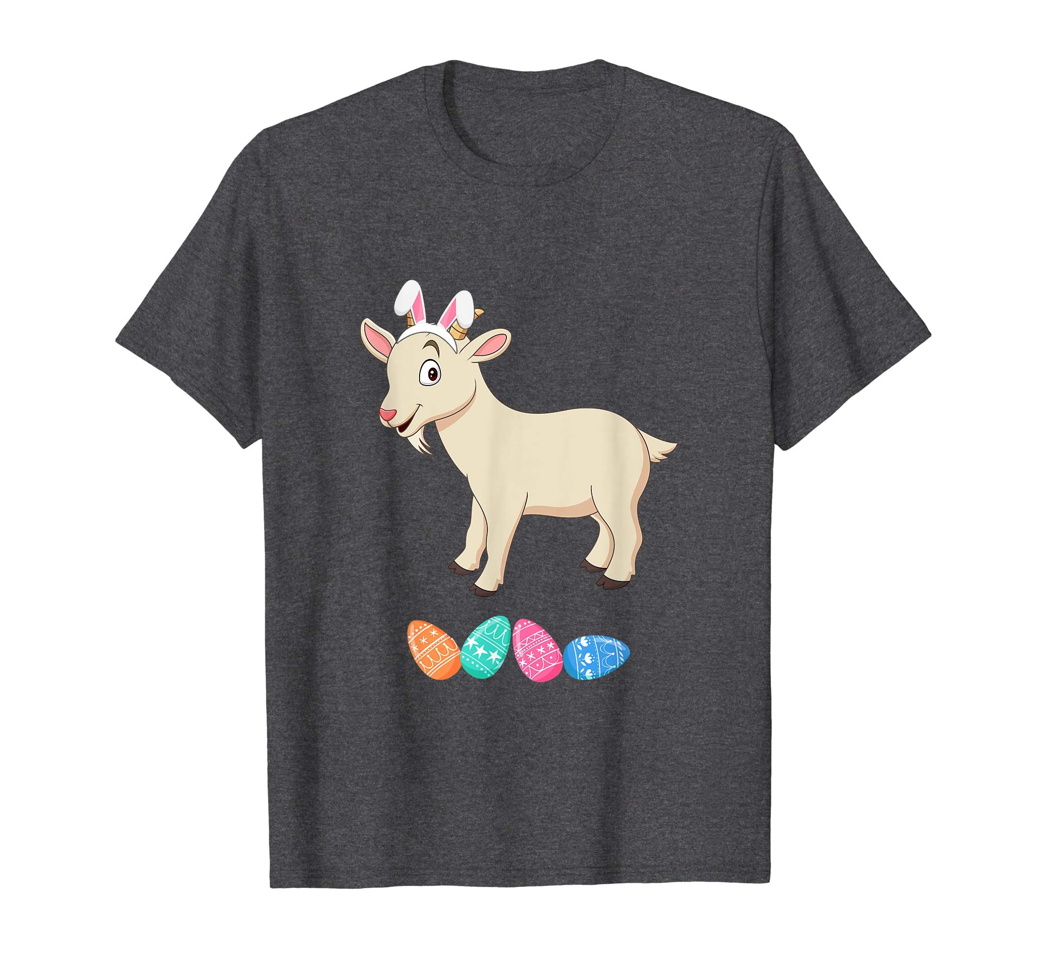 Funny Easter Goat With Bunny Ears And Eggs T Shirt