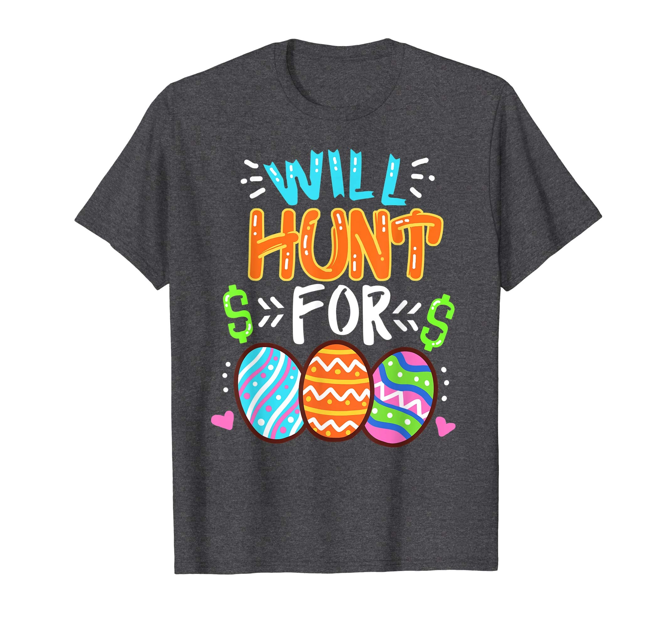 Happy Easter Day T-Shirt Colorful Egg Tee Gift Hunting Shirt