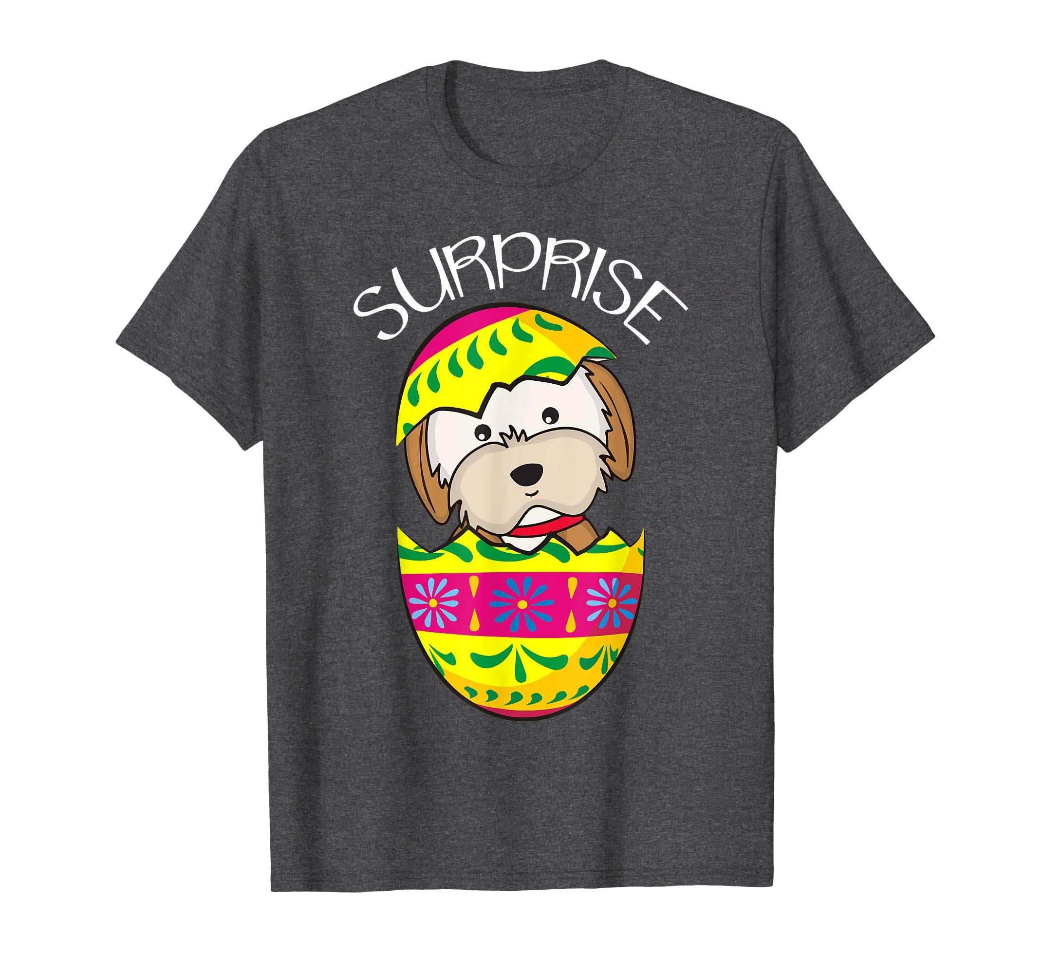 Funny Cute Puppy Havanese Hatches Easter Egg Easter T-Shirt