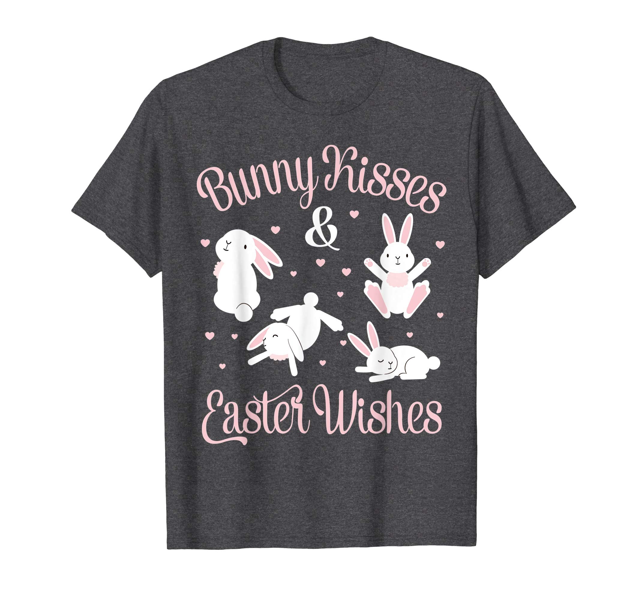 Hearts &amp; Bunnies Bunny Kisses Easter Wishes Happy Day Shirt