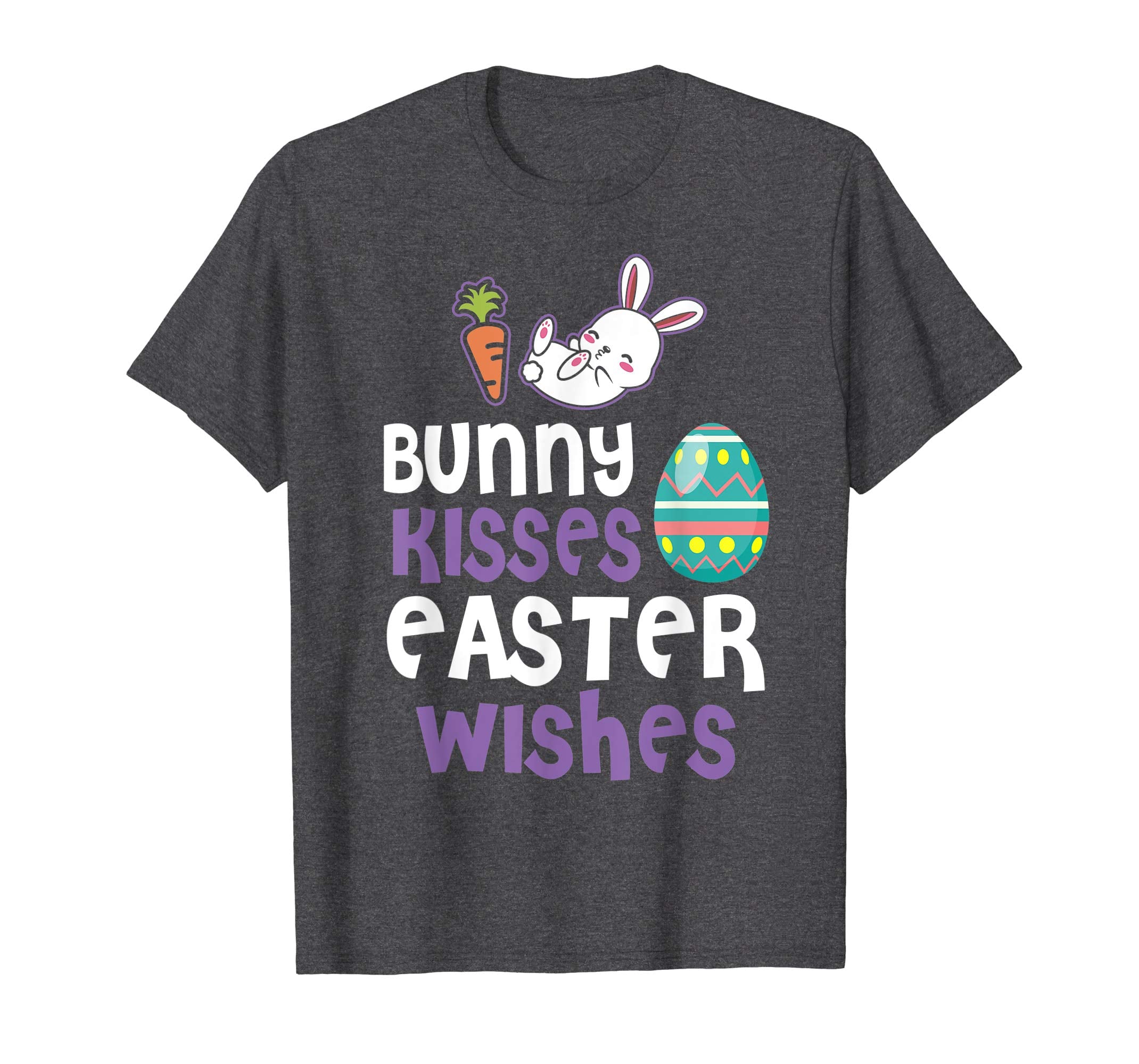 Bunny Kisses Easter Wishes Sunday Egg Hunt Hiding T Shirt