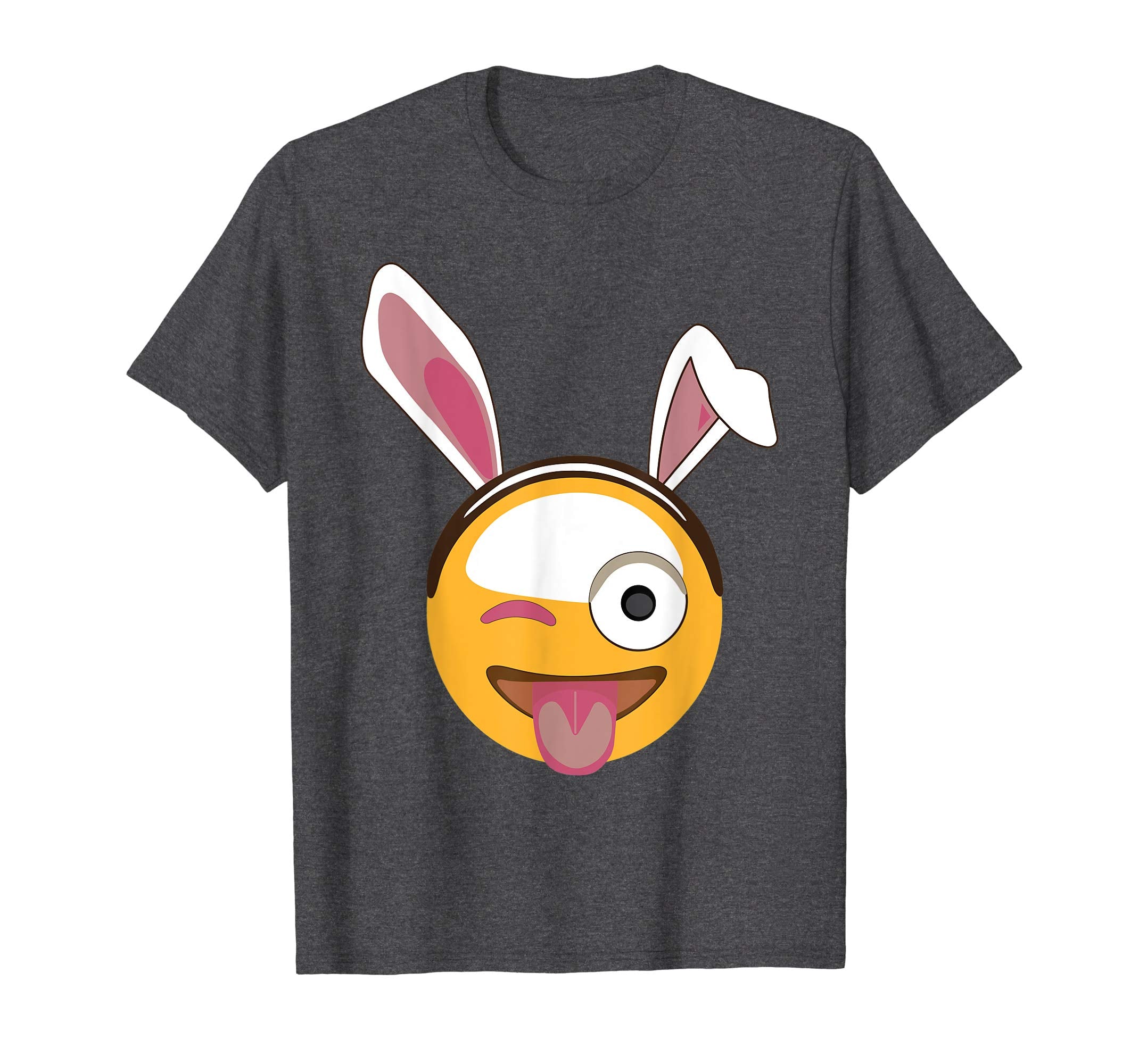 Big Smile Bunny Rabbit Emotion Face Happy Easter Day Shirt