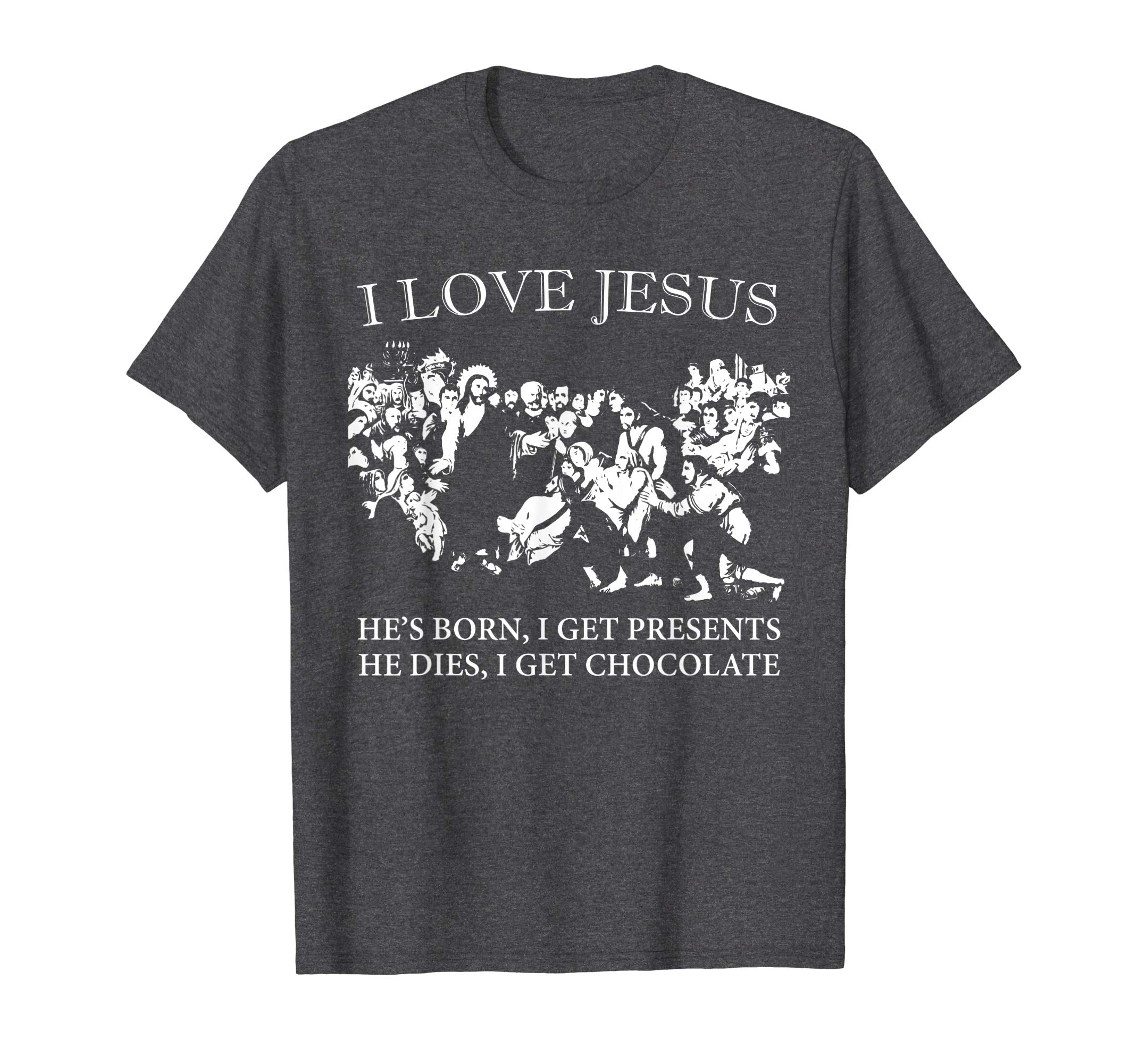 I Love Jesus Atheist T Shirt Presents &amp; Easter Chocolates