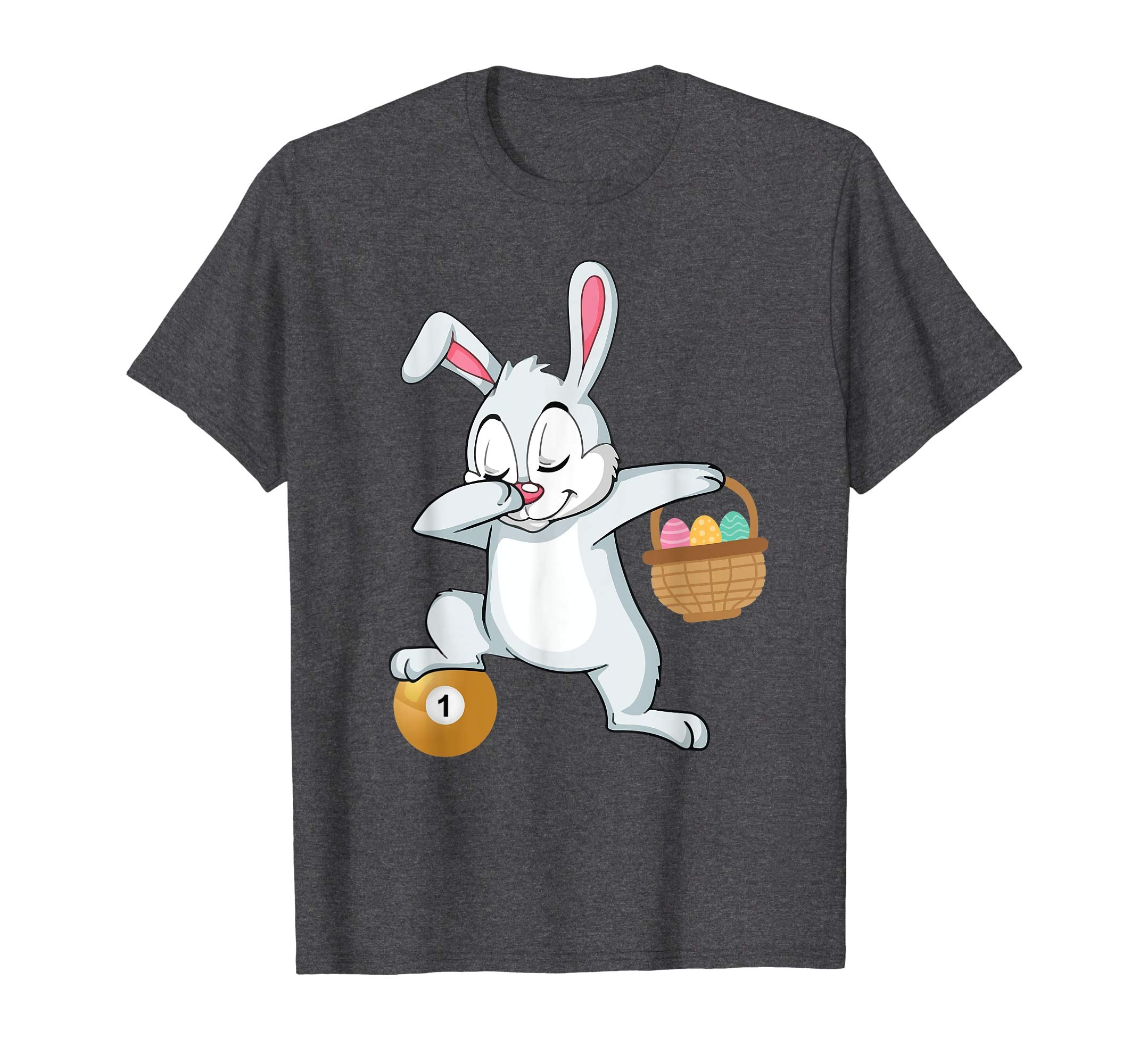 Bunny Rabbit With Easter Eggs Dabbing Playing Pool Shirt
