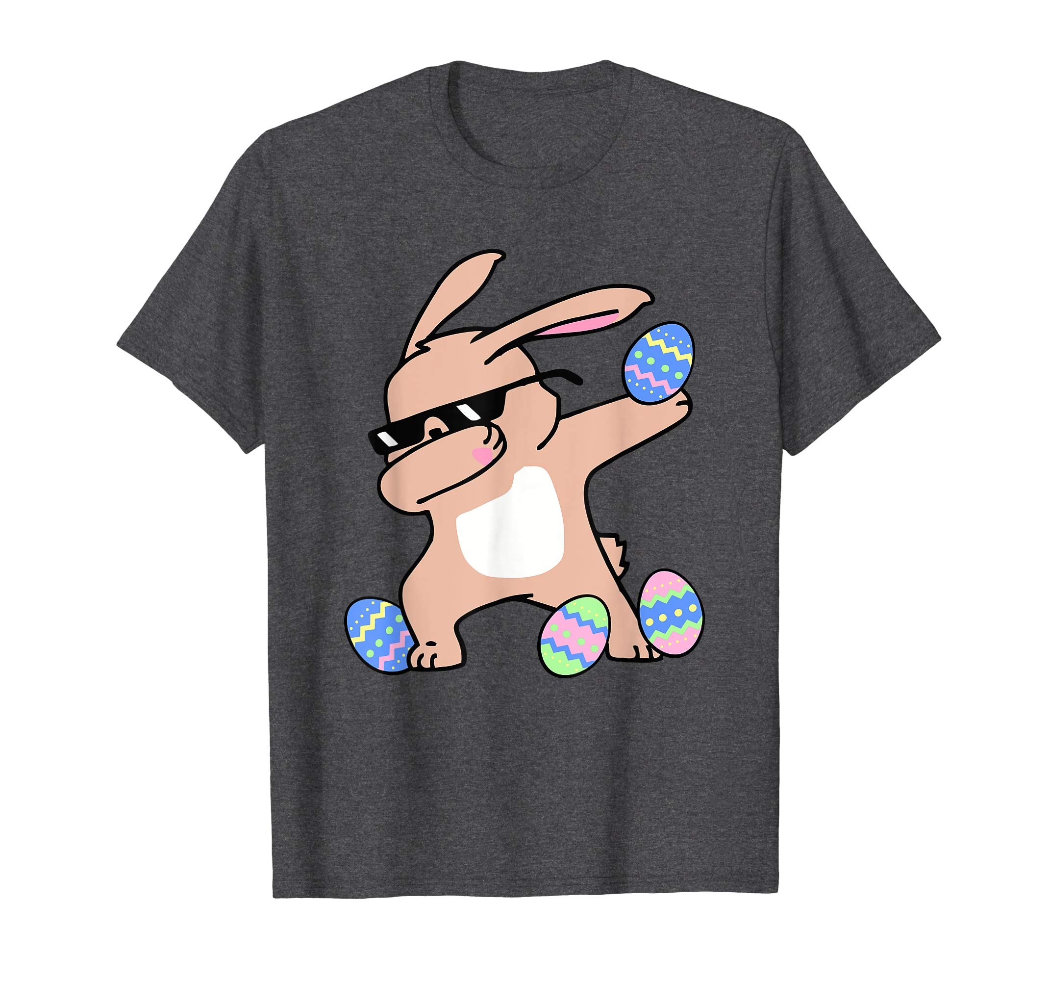 Dabbing Easter Bunny Easter Eggs Funny for Boys Girls shirt
