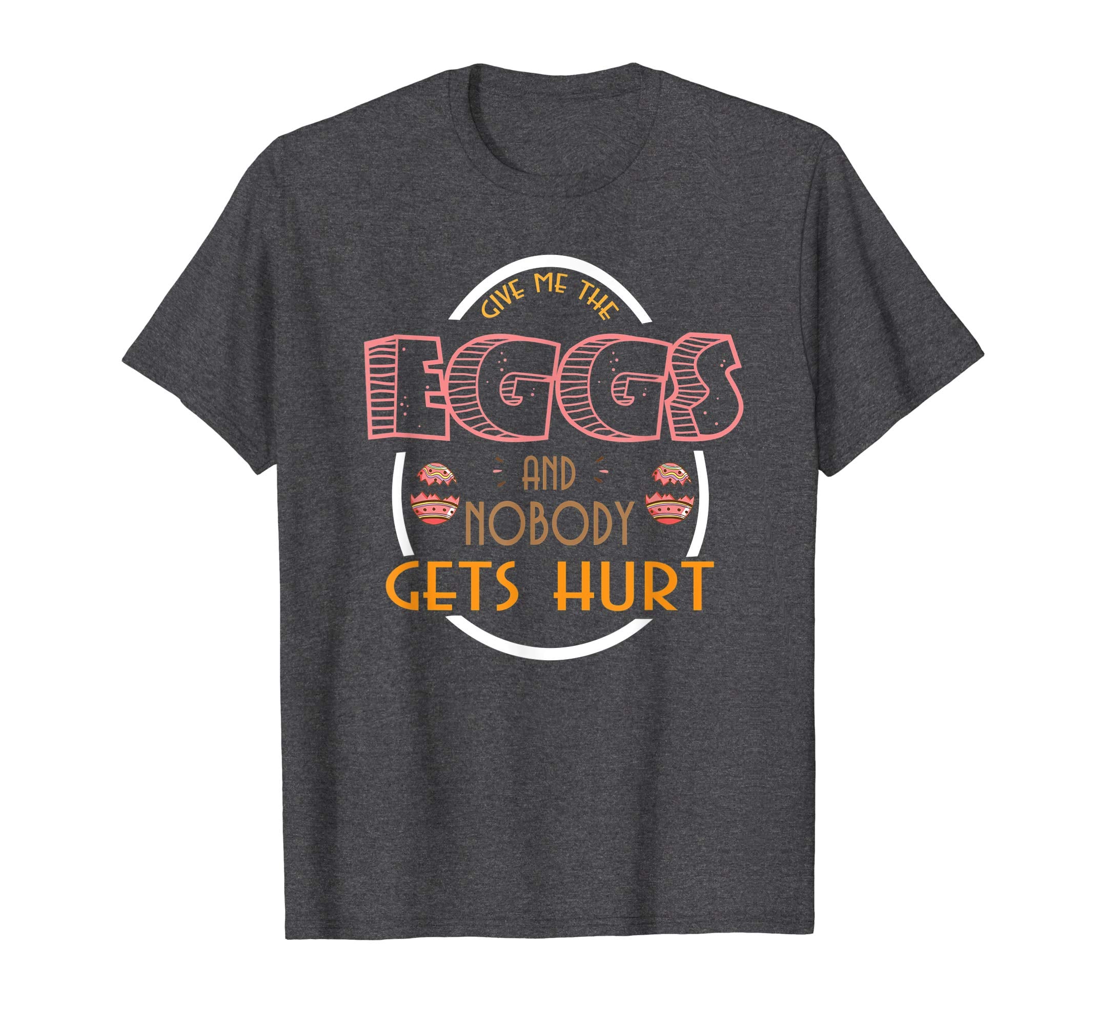 Give Me Eggs Funny Easter Graphic T-Shirt
