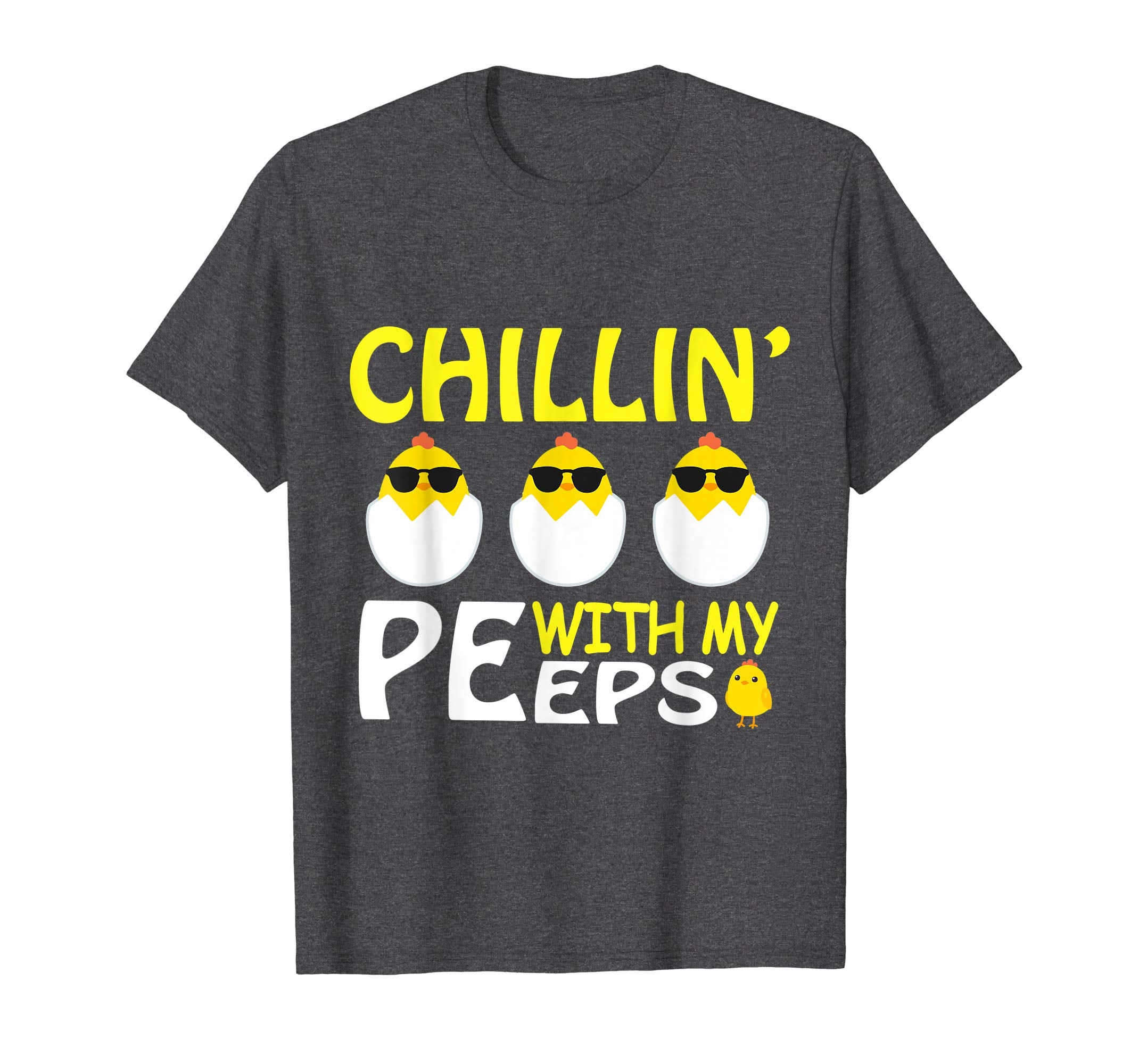 Cool Chicks Chillin' With My Peeps Happy Easter Day Shirt