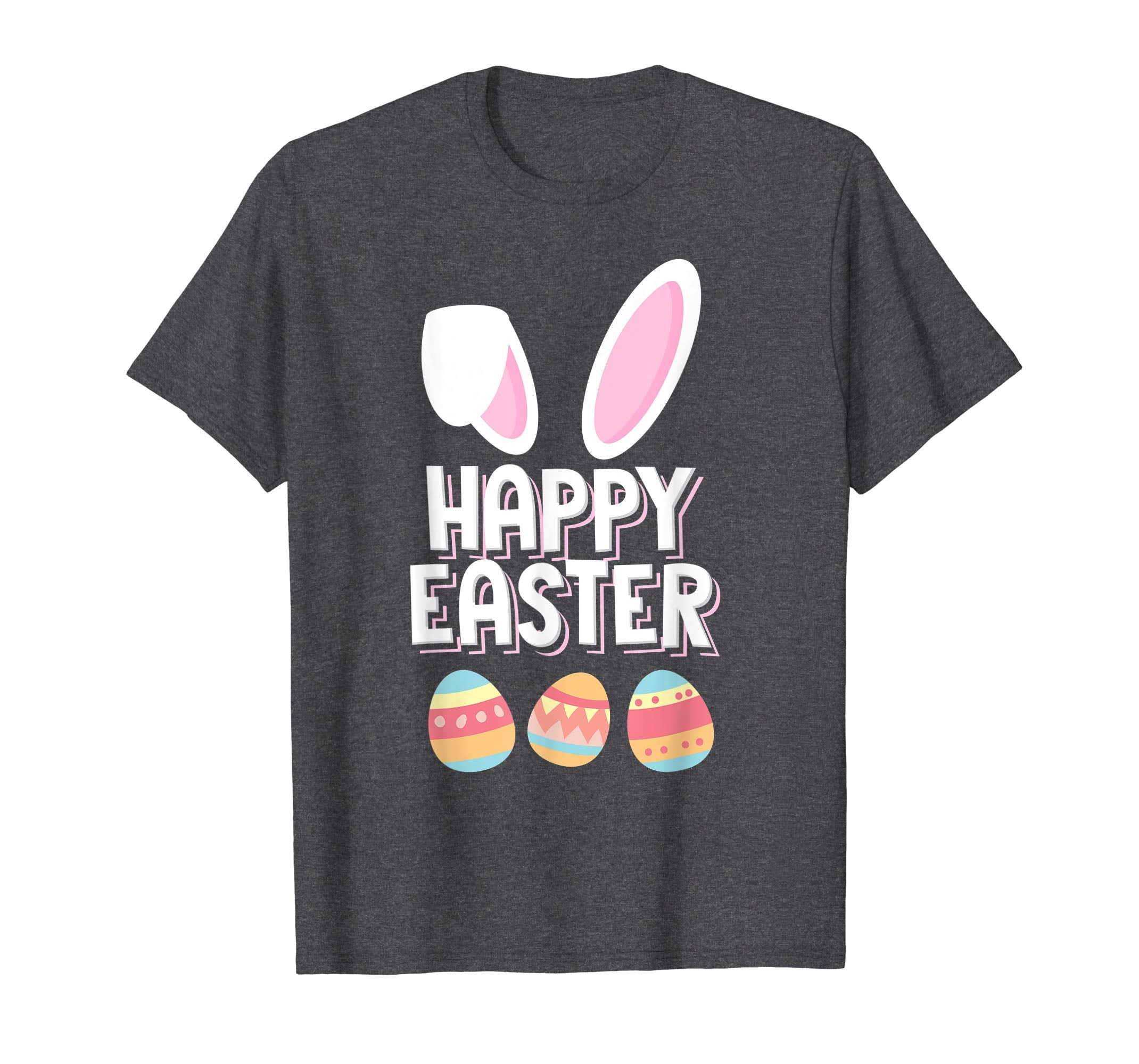Happy Easter Shirt Funny Bunny Colorful Eggs Hunt T-Shirt