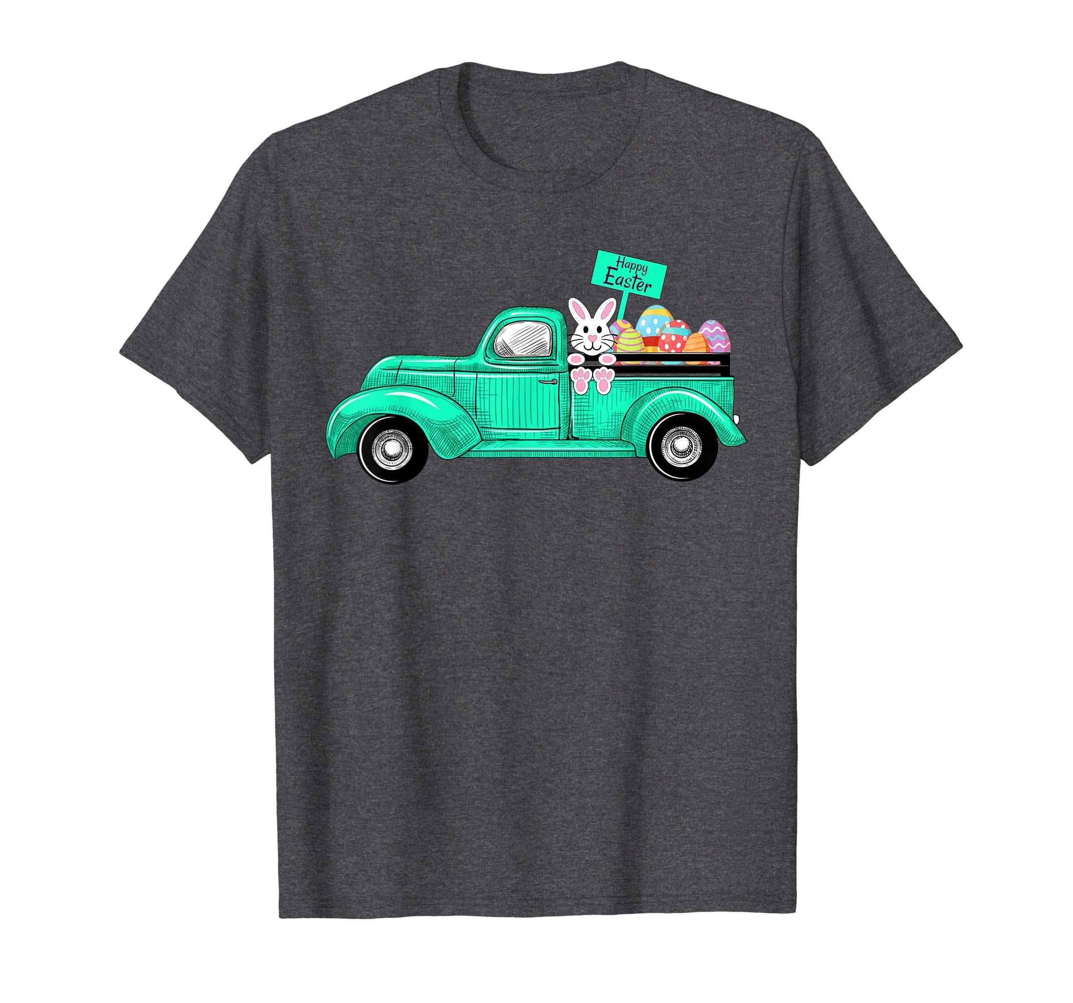 Happy Easter peeps Rabbit Truck Lover Vintage Cute Shirt