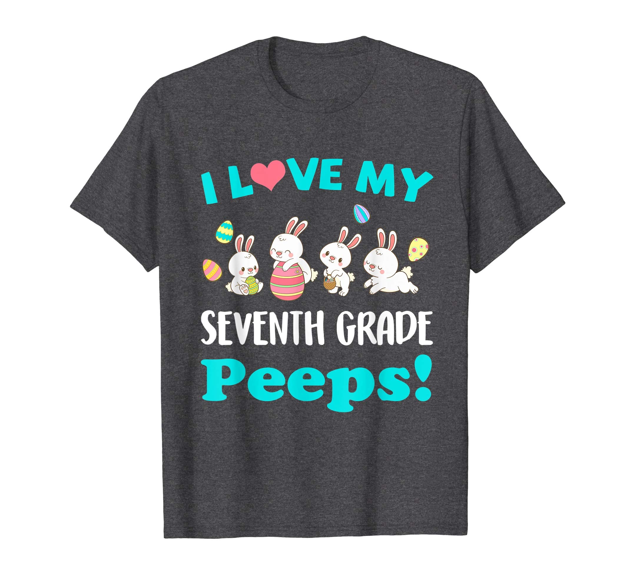 I Love My Seventh Grade Peeps Easter Day T-Shirt