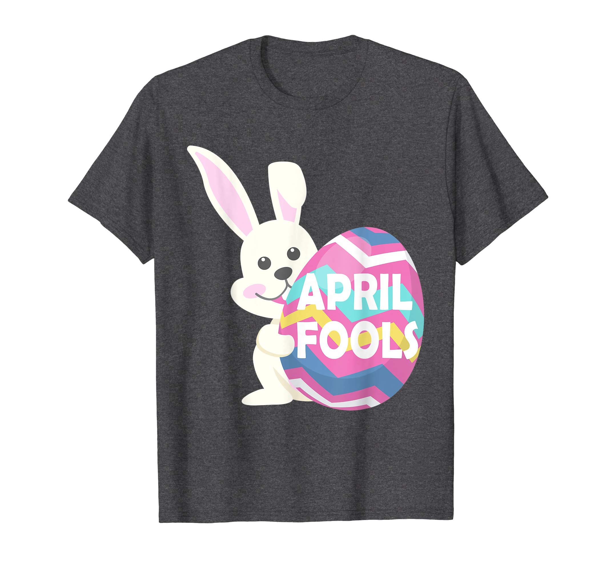 Bunny Rabbit Playing With Big Easter Egg April Fools Shirt