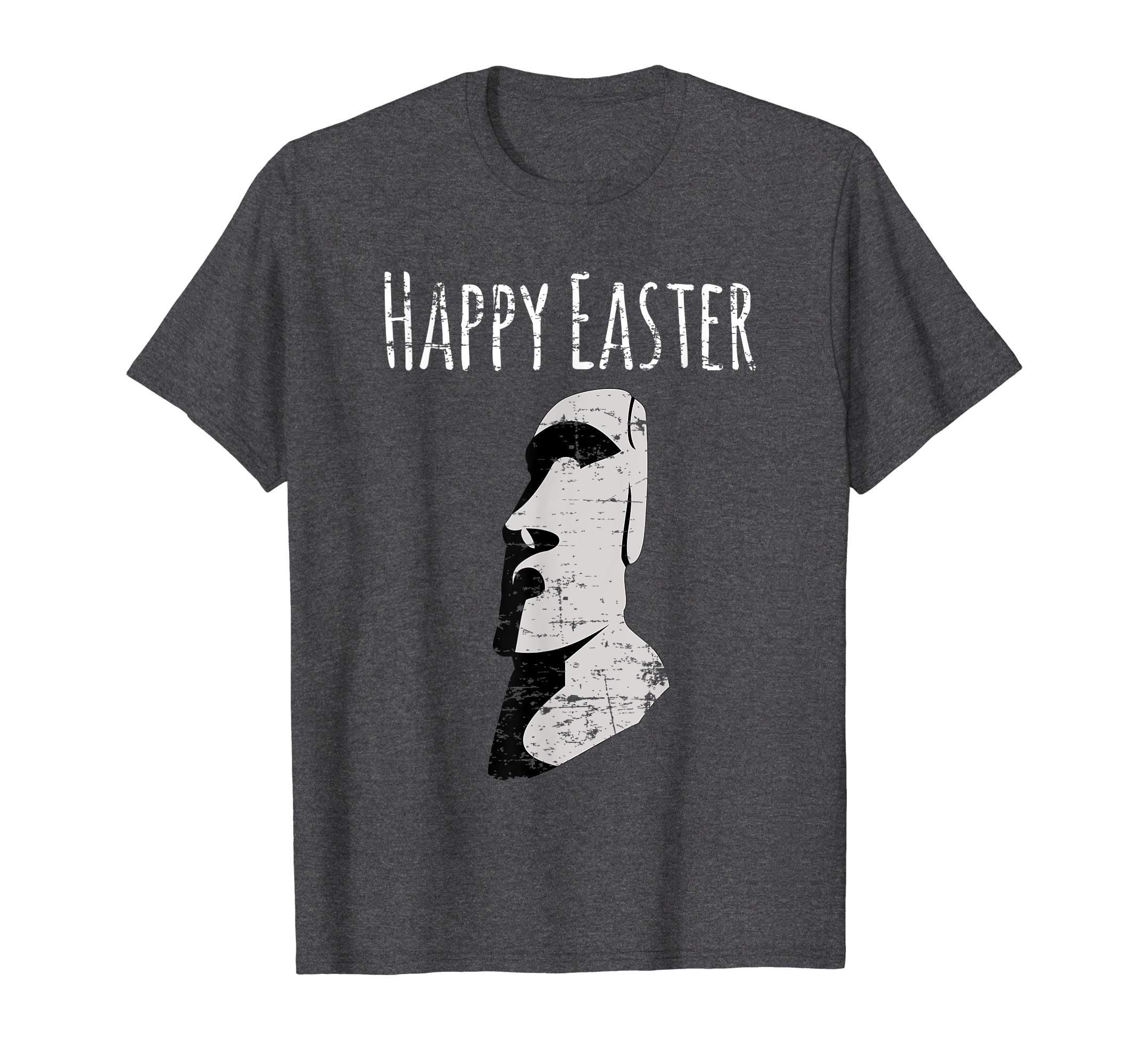 Happy Easter Island Funny Moai Easter Island Head T Shirt