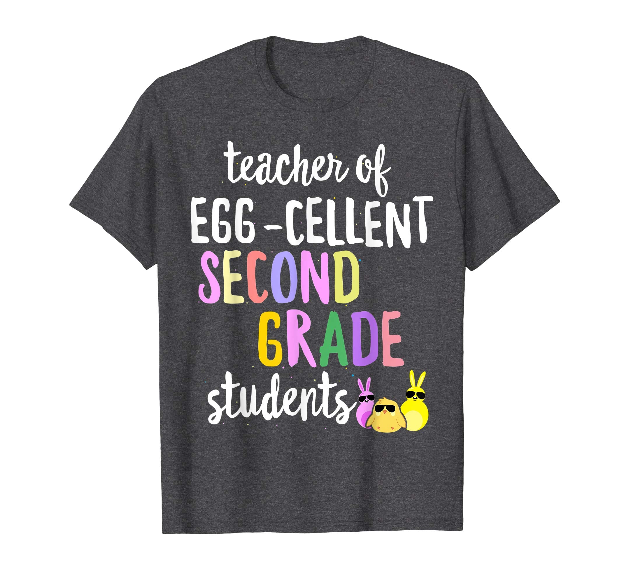 Teacher of Egg-Cellent 2nd Grade Students Easter Gift Tshirt