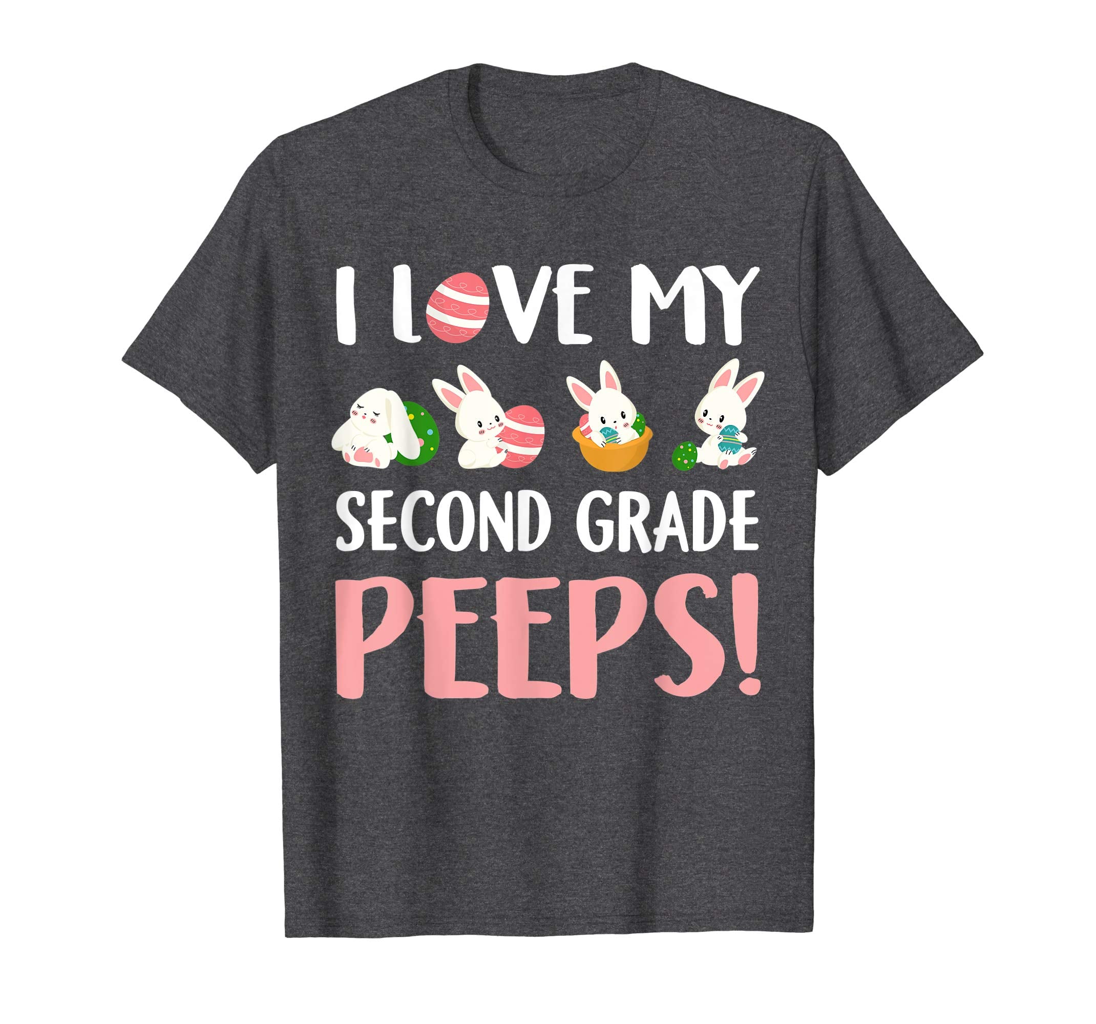 I Love My Second Grade Peeps Easter Day T-Shirt