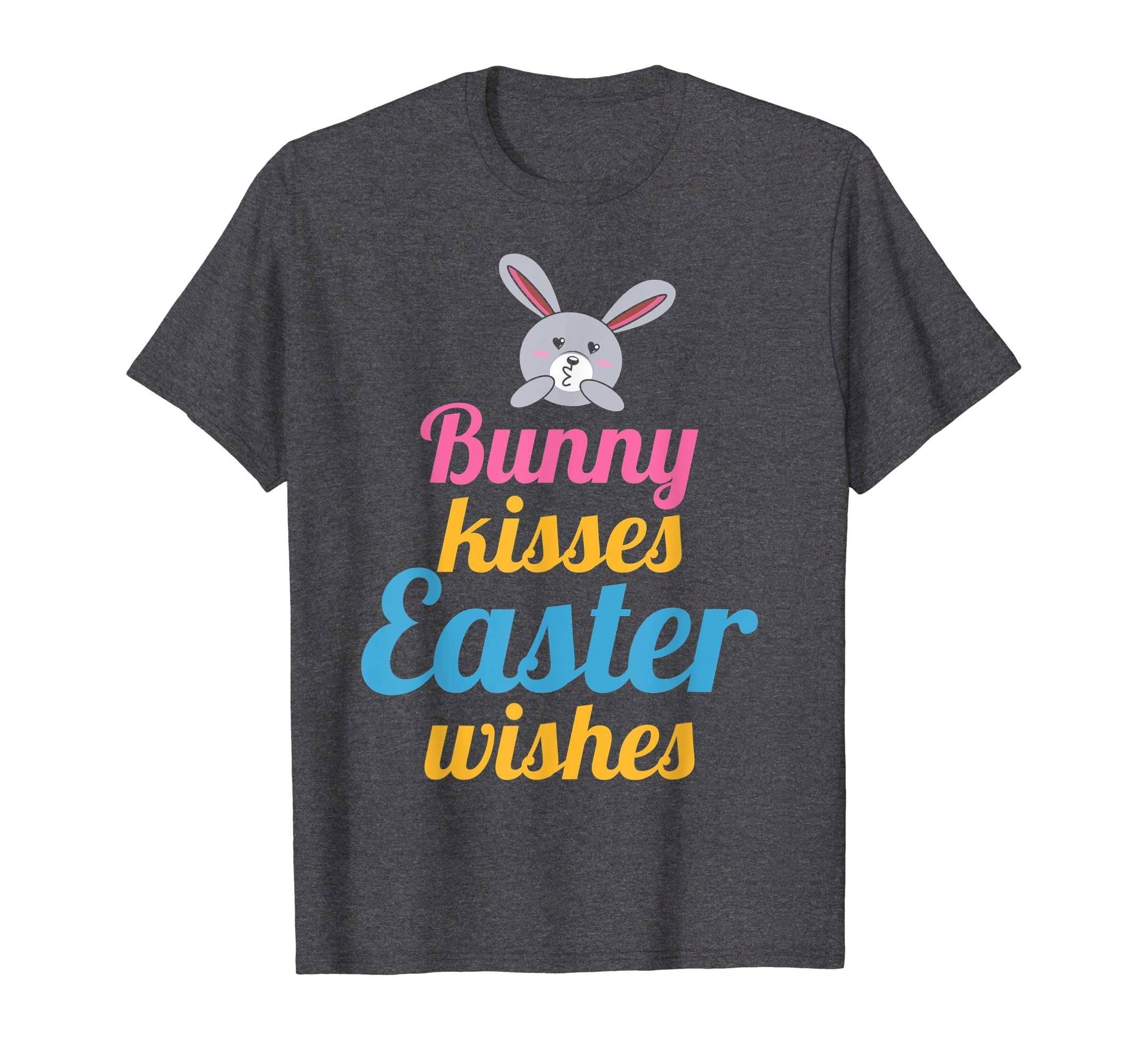 Bunny Kisses Easter Wishes Sunday Egg Hunt Hiding T Shirt