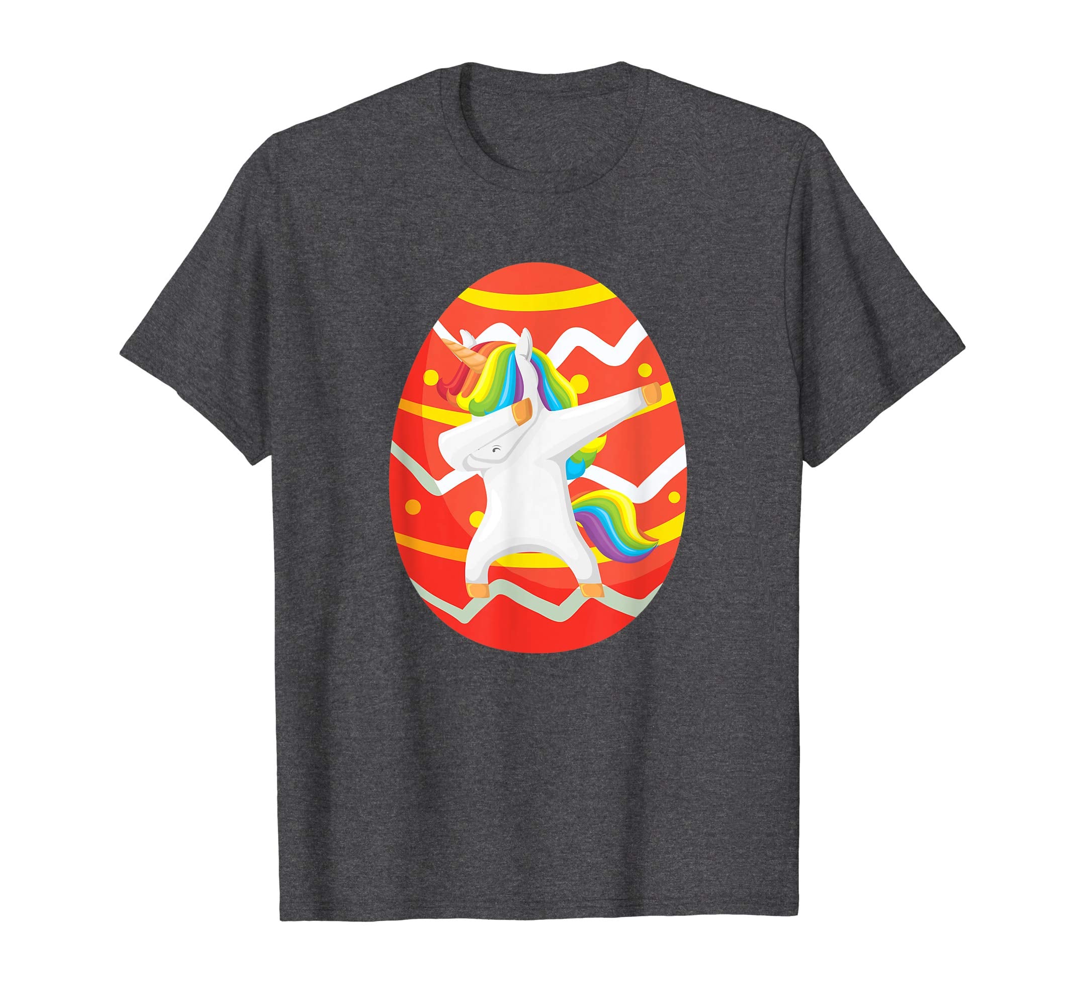 Unicorn Dab Happy Easter Bunny Egg Shirt for Kids Boys Girls