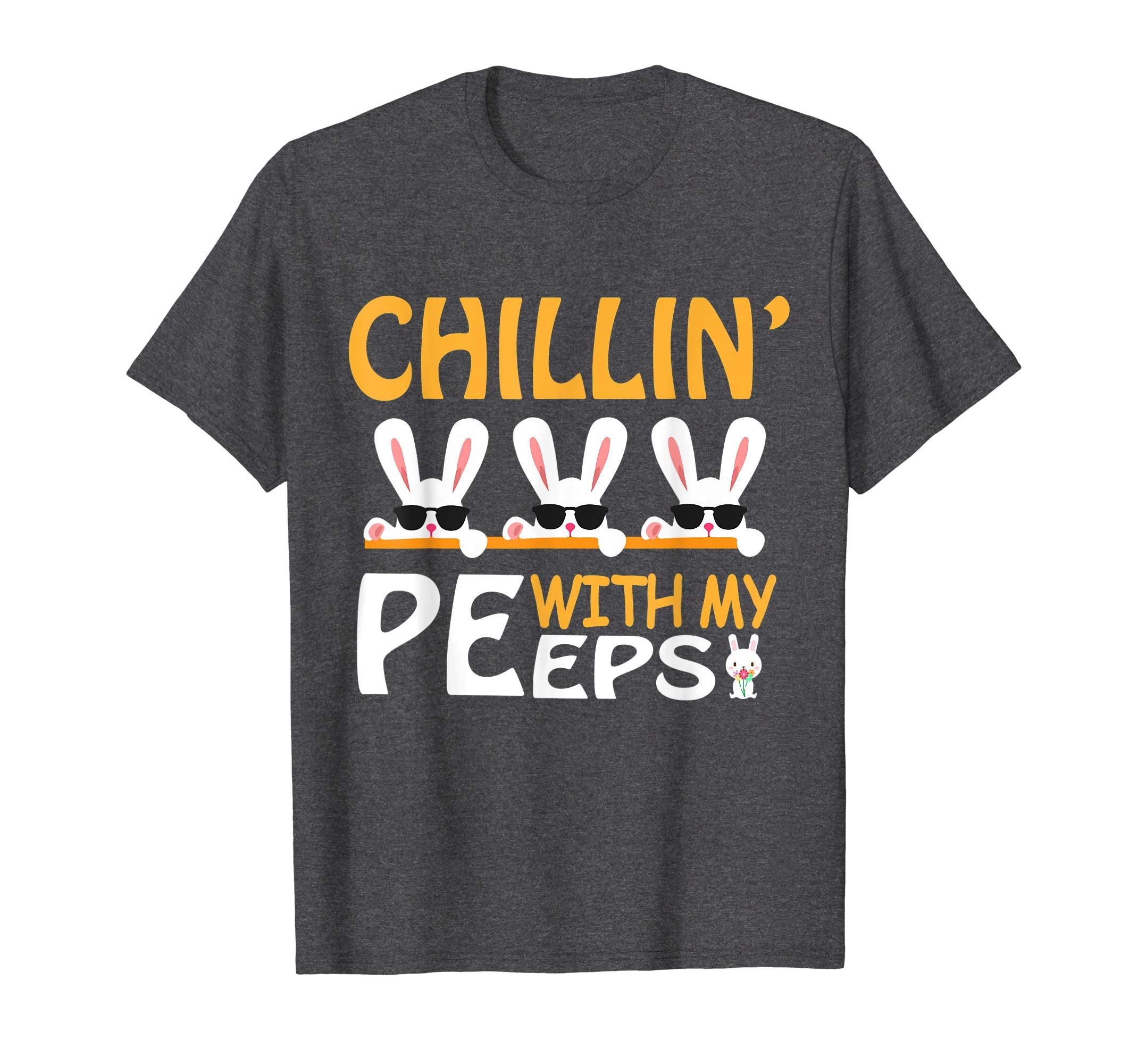 Cool Bunnies Chillin' With My Peeps Happy Easter Day Shirt