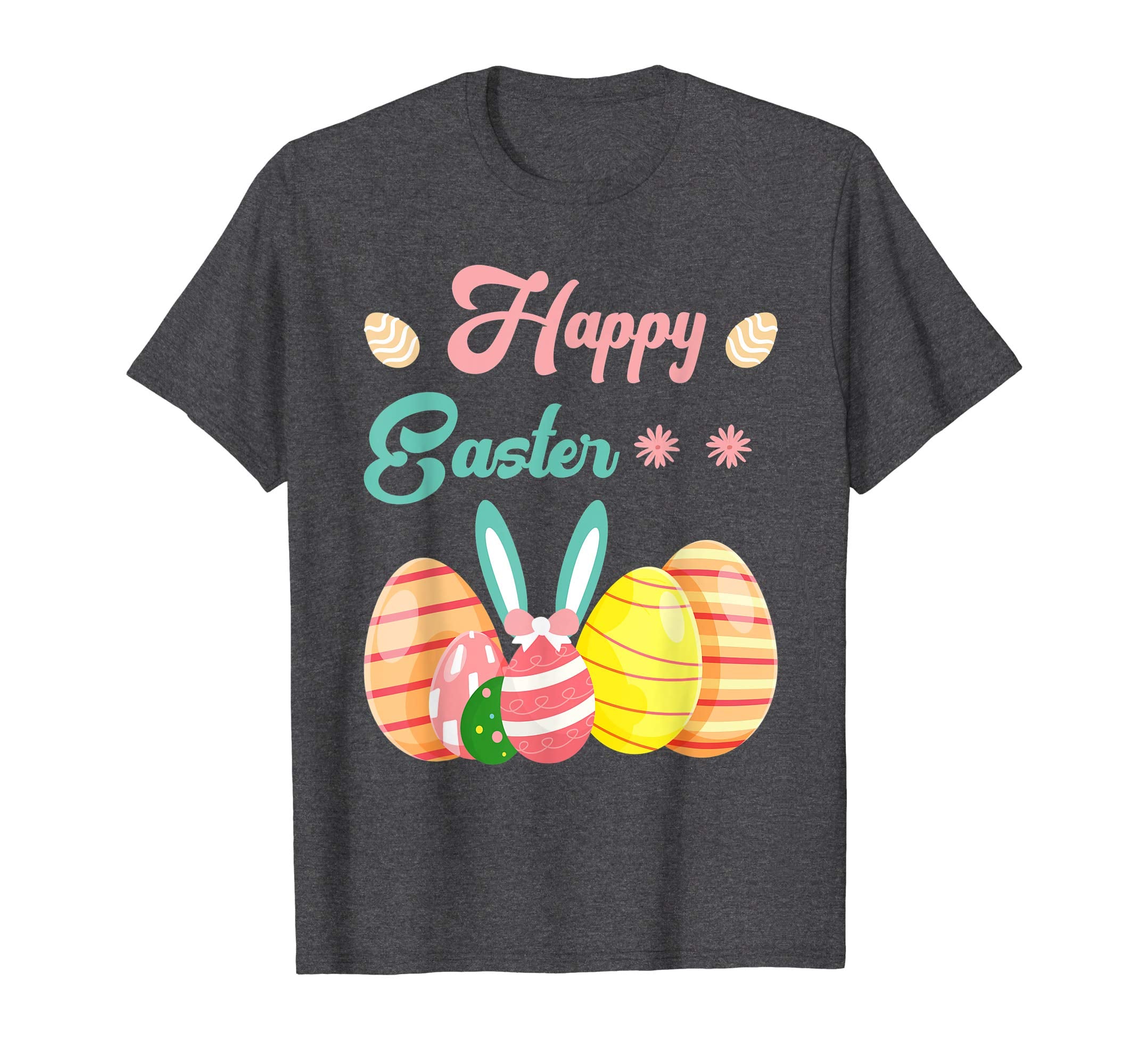 Happy Easter T-Shirt Colorful Eggs Tee
