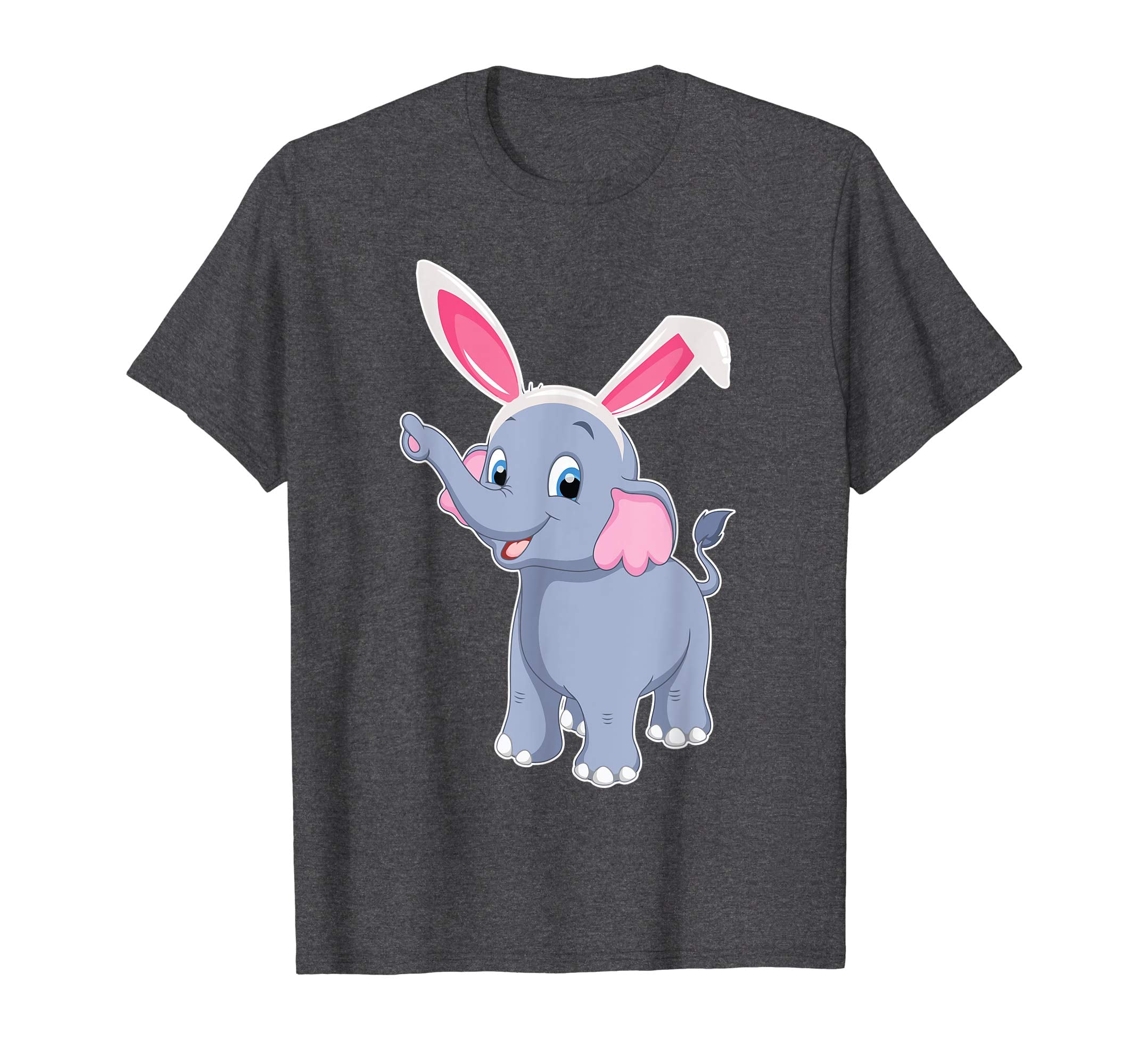 Elephant With Bunny Rabbit Hat Happy Easter Day Shirt