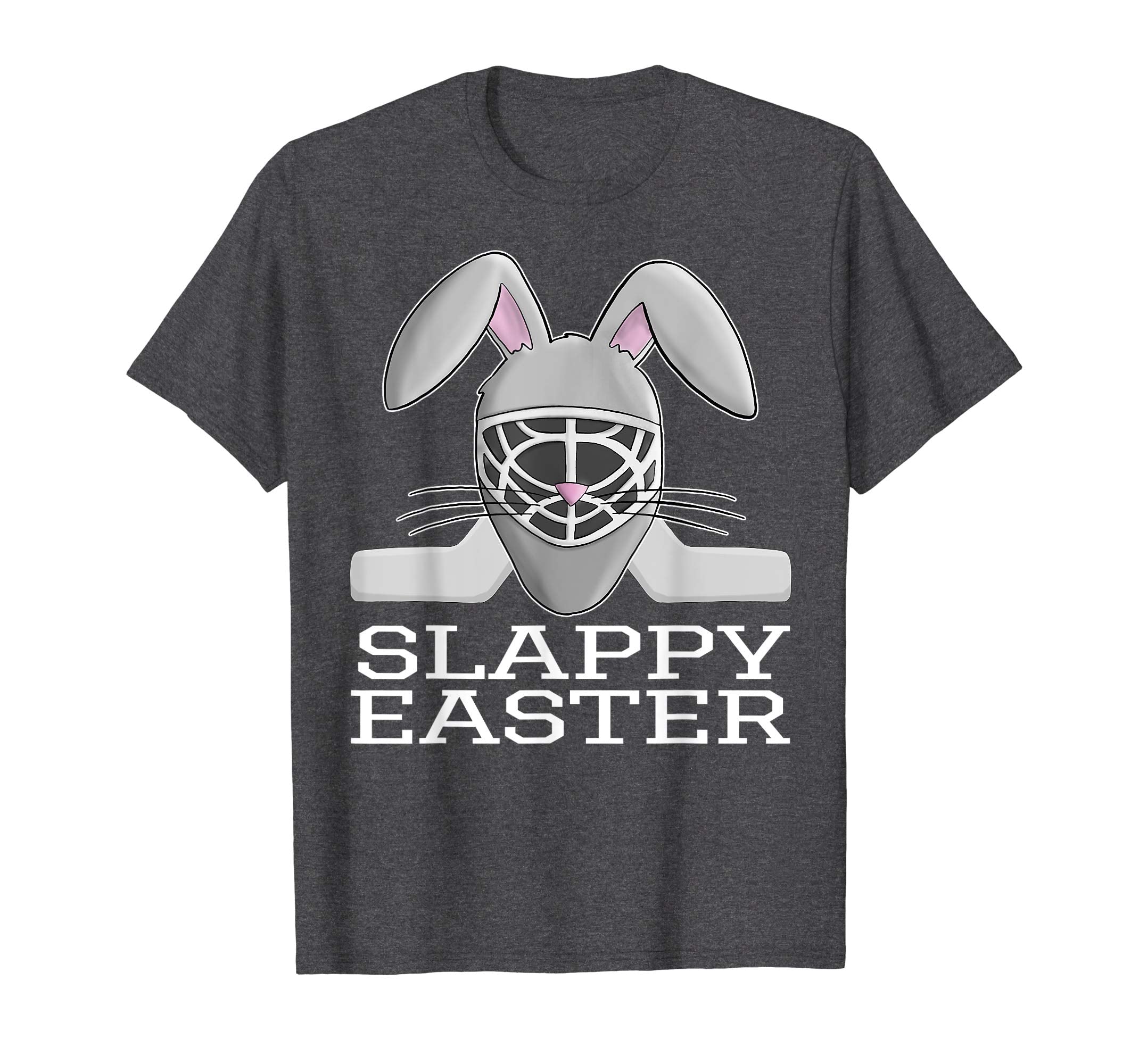 Easter Hockey Gift Bunny Goalie Mask T-Shirt Family Group