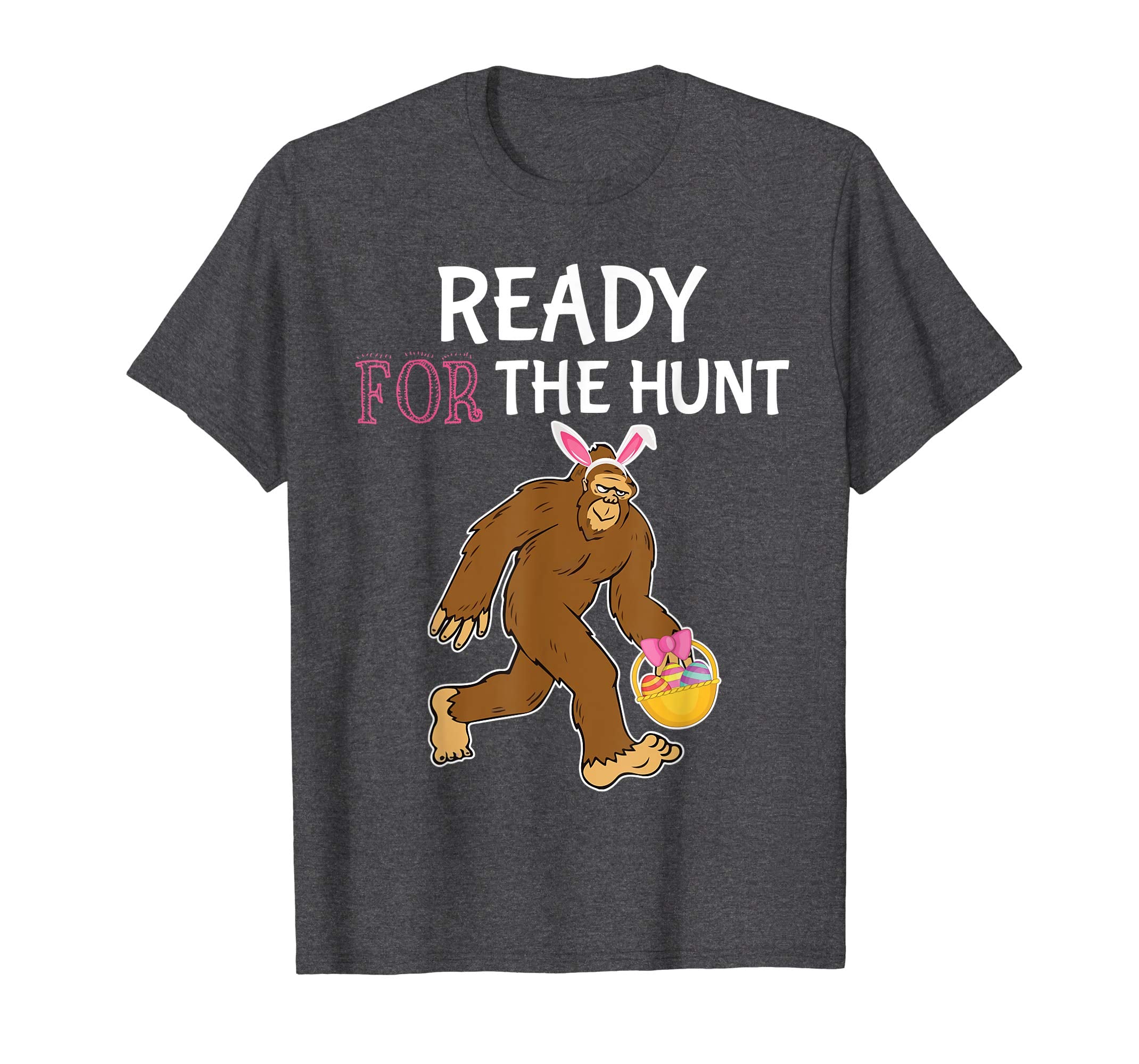 Bunny Bigfoot And Easter Egg Basket Ready For The Hunt Shirt