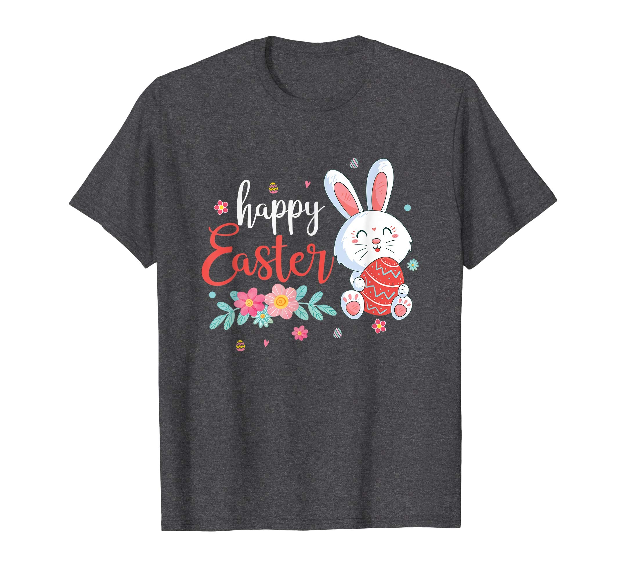 Happy Easter Bunny Tee shirt with Easter Eggs