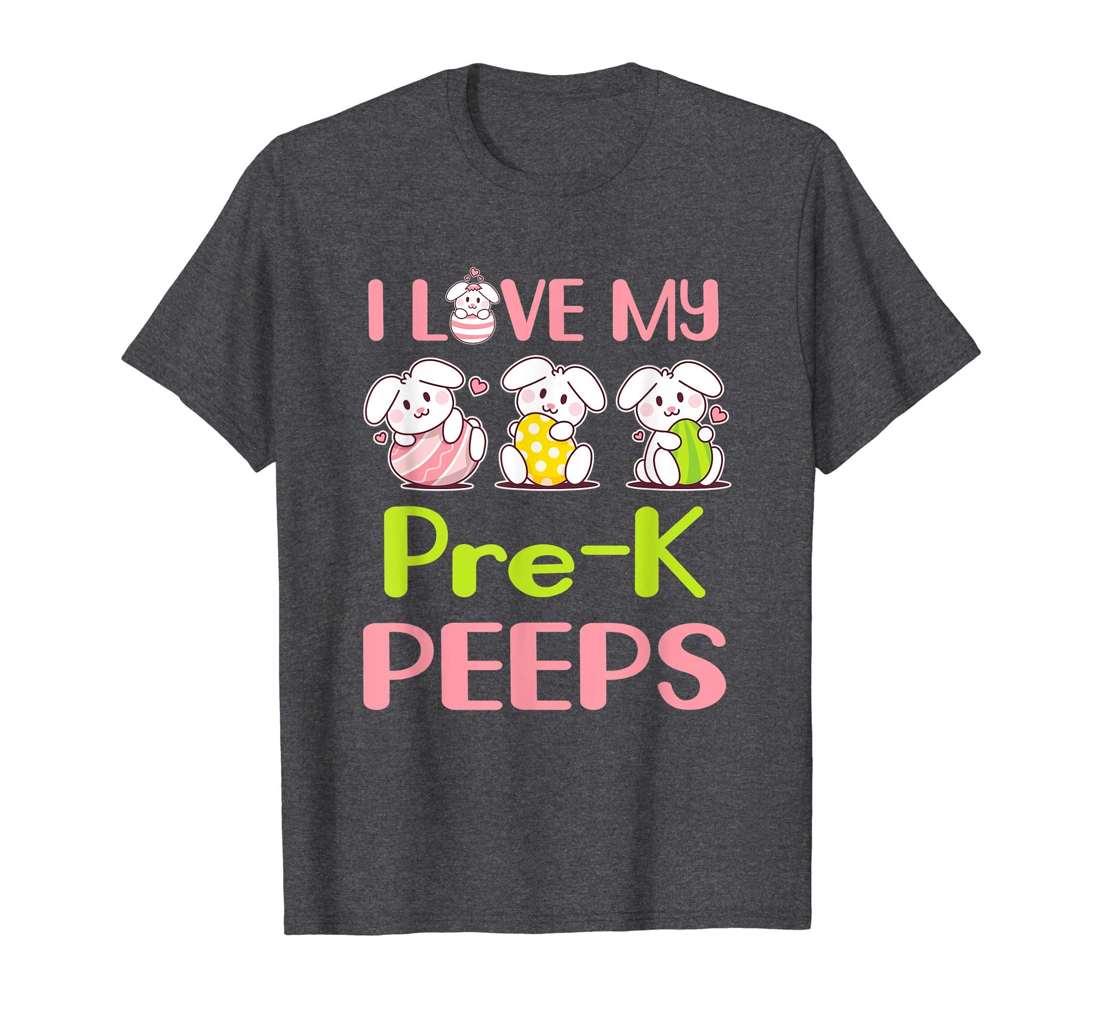 I Love My Pre-K Peeps Happy Easter Teacher Shirt