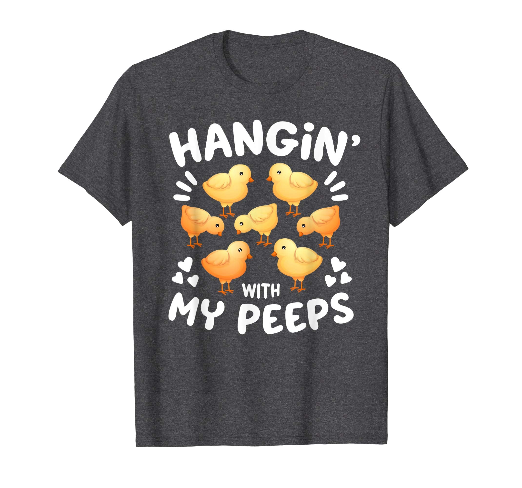 Hanging With My Peeps Happy Easter Kids Boys Girls T Shirt