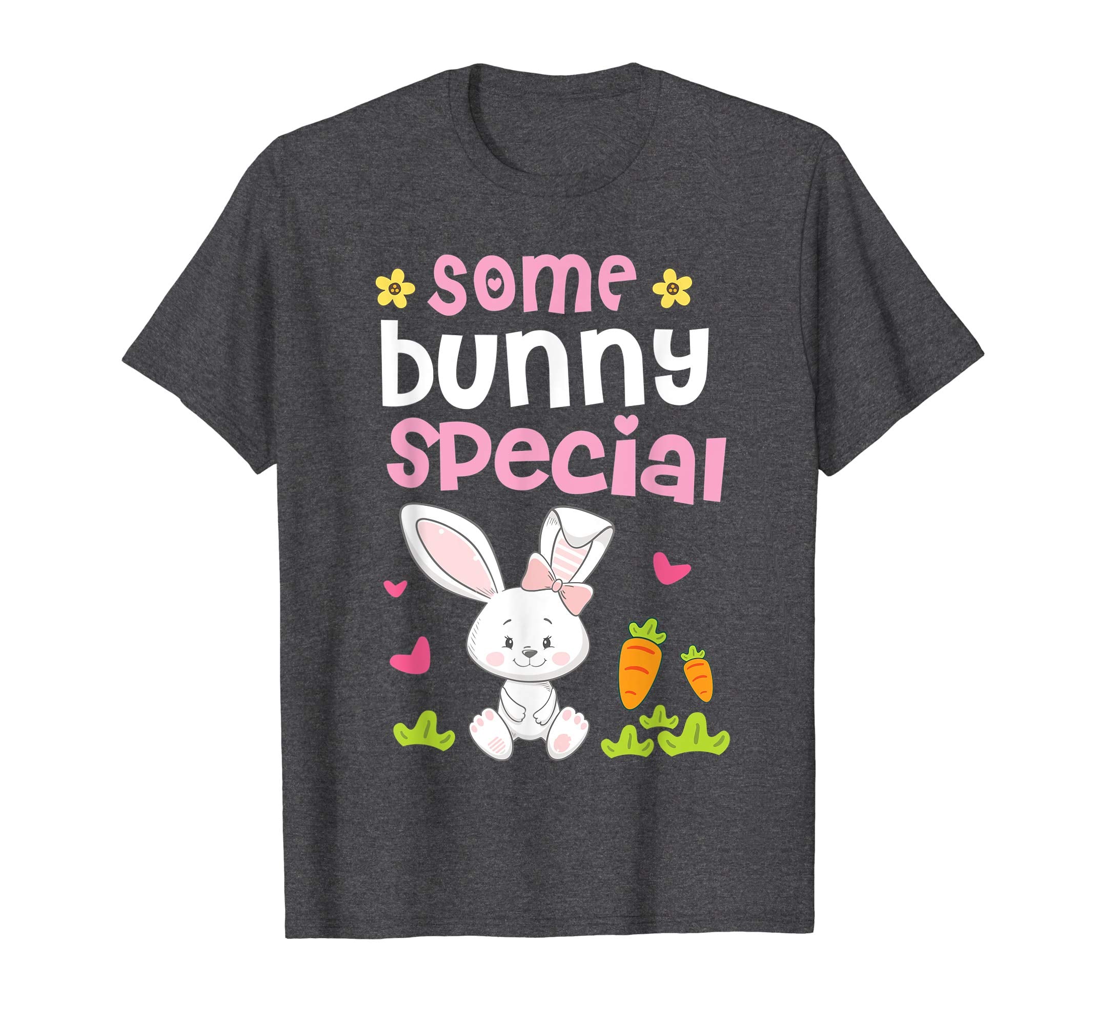 Heart Flower Carrot Bunny Easter Shirt Some Bunny Special