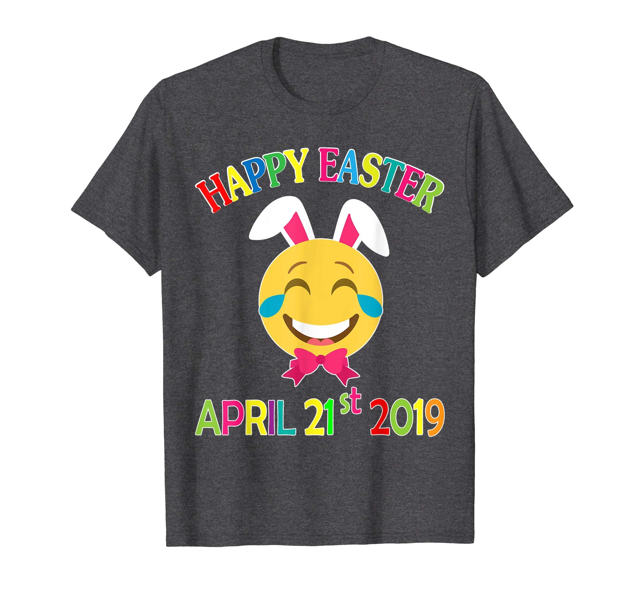 Bunny Emotion Girl Face Happy Easter April 21st 2019 Shirt