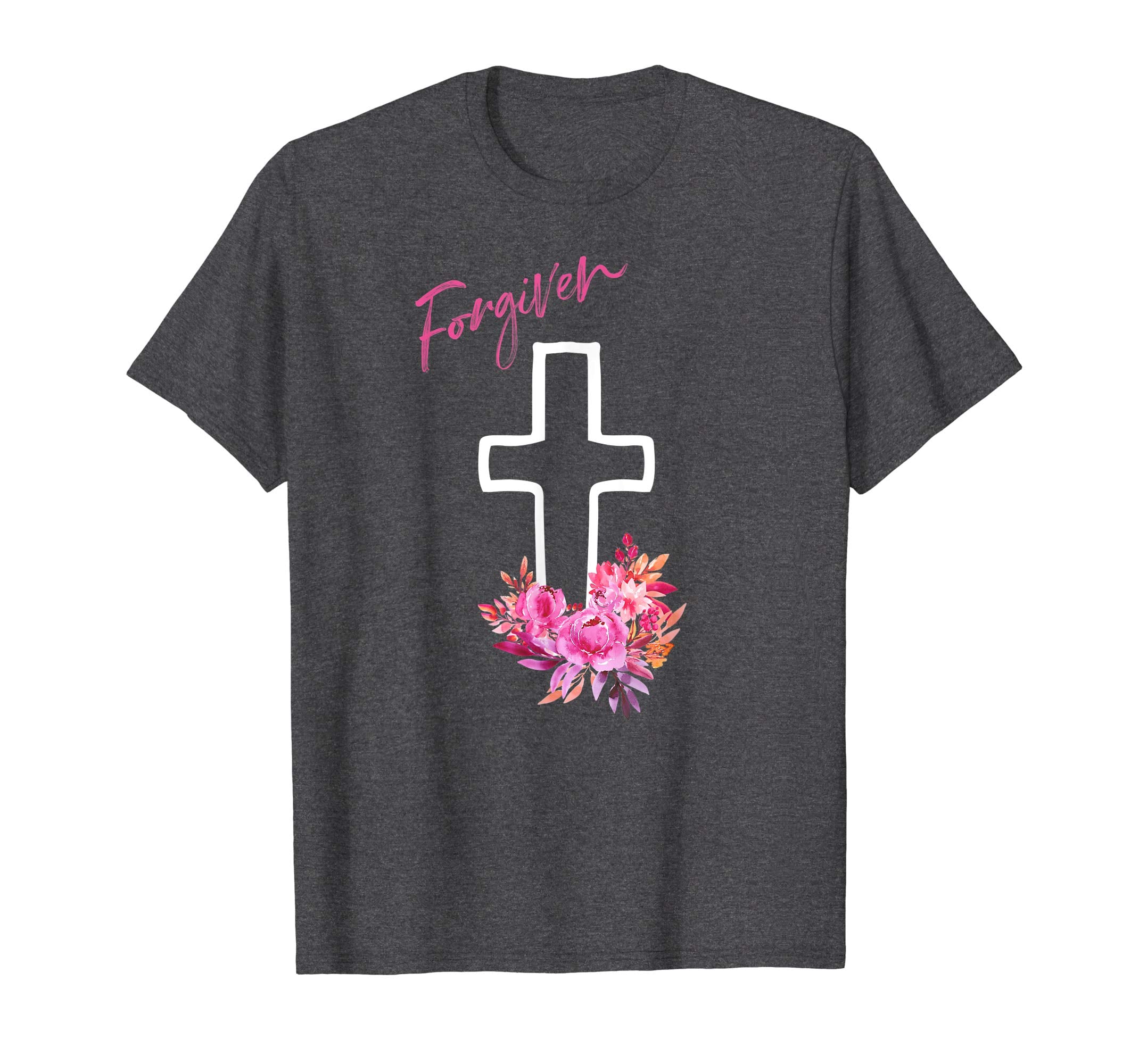 christian shirt faith tee graphic women cute easter forgiven
