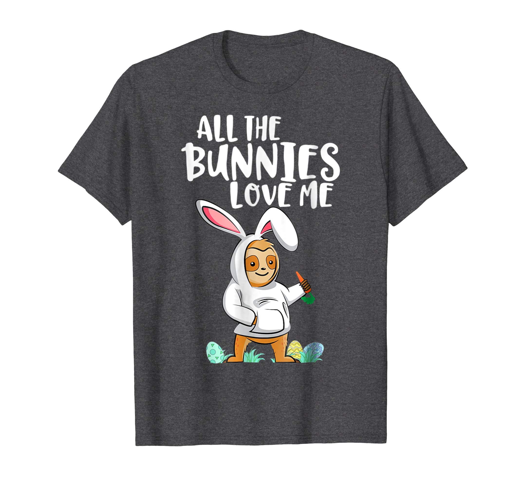 Sloth Easter Bunny Ears Gift Easter Fools Day T Shirt Women