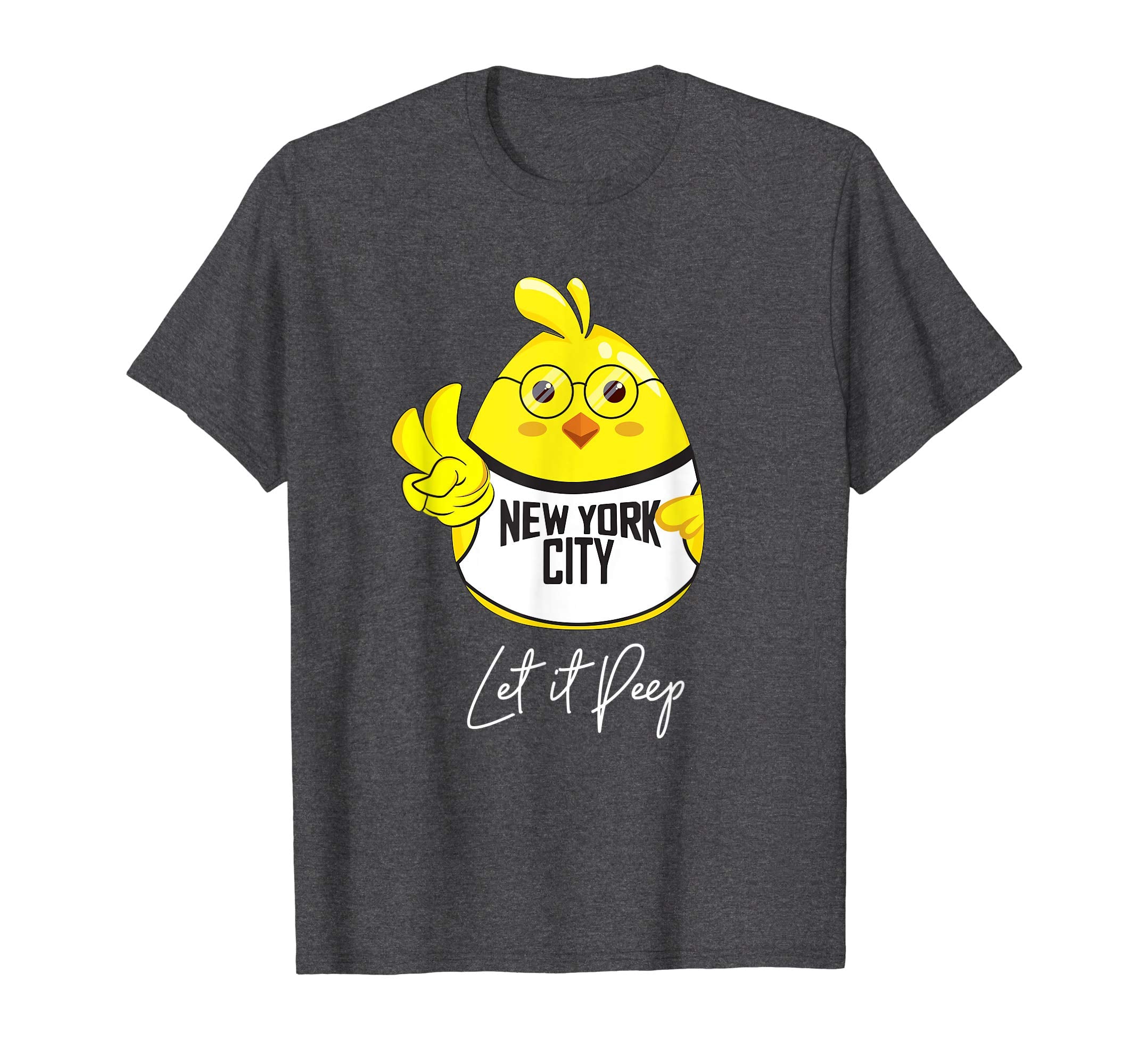 Funny Easter Shirt Let it Peep Cute Chick T-shirt New York