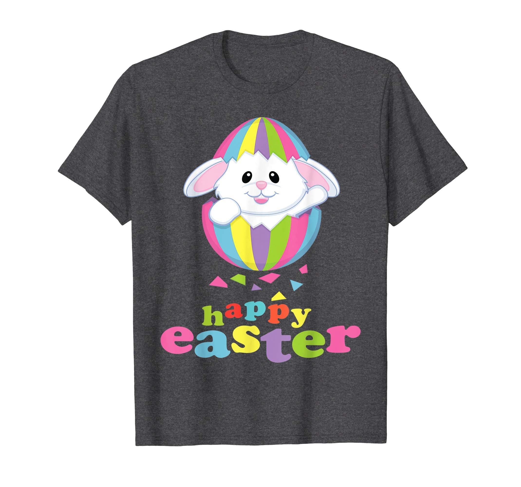 Color Bunny Opening Easter Egg Happy Easter Day Shirt
