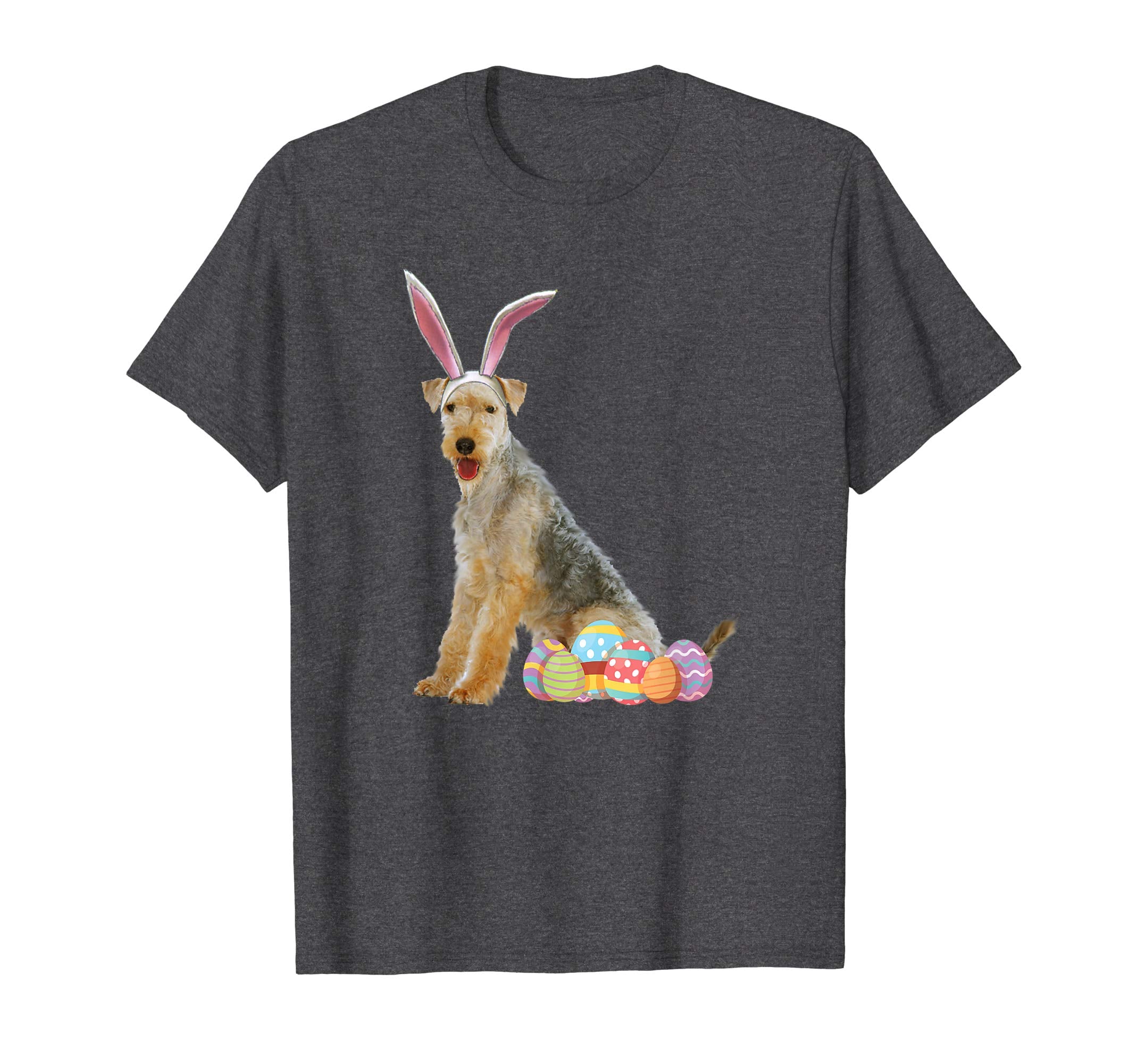 Easter Shirt Airedale Terrier Funny Bunny Ears &amp; Eggs Gift
