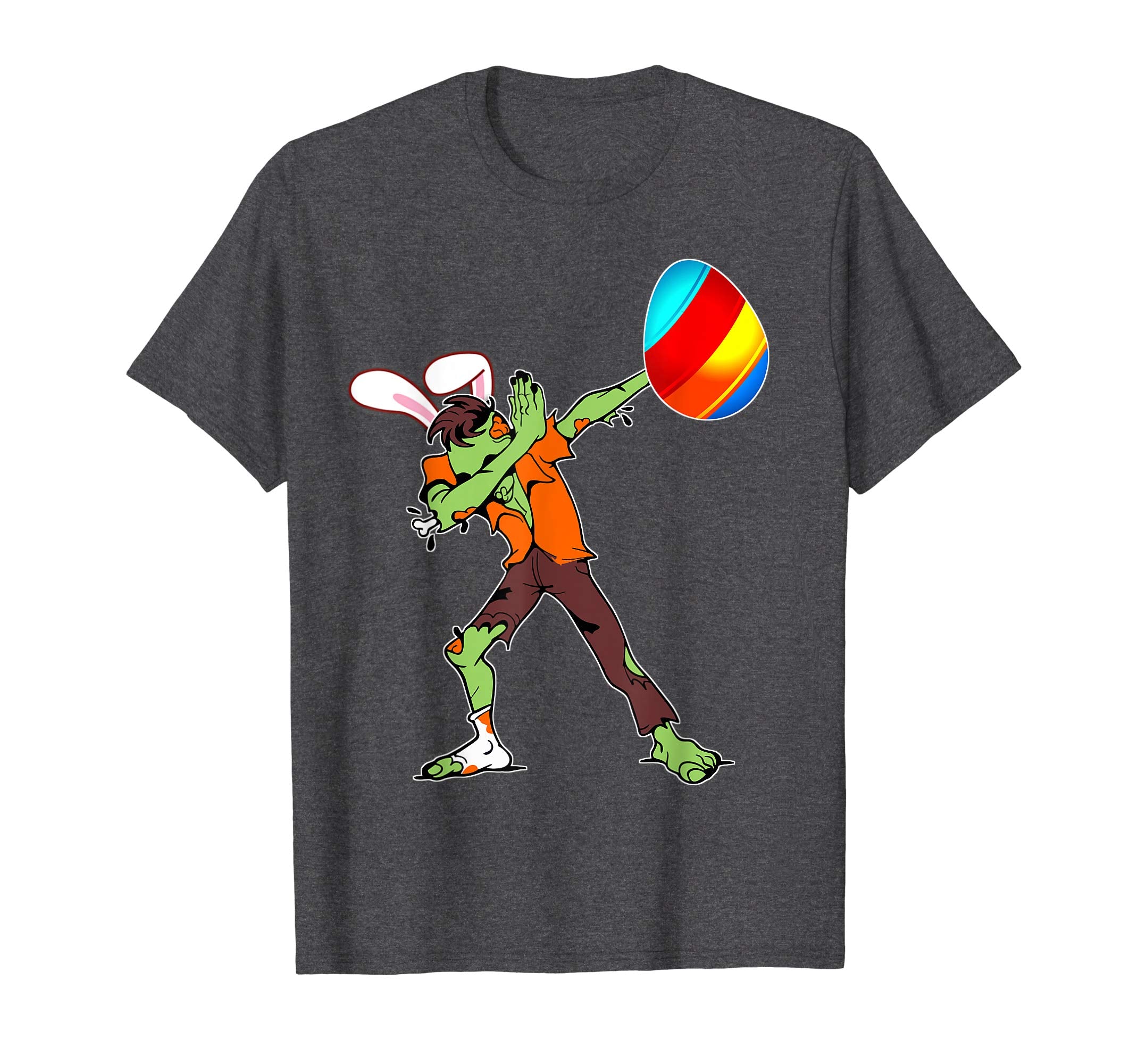 Easter Bunny Dabbing Zombie Tshirt Egg Ears Undead Gift