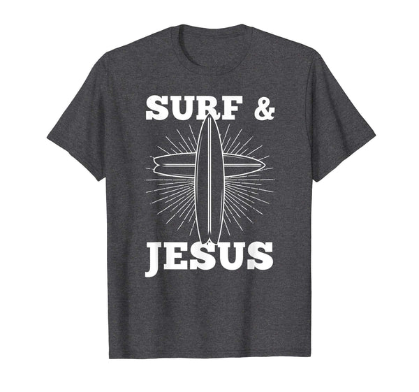 Surf And Jesus Christian Easter Bible Verse Gift T-Shirt