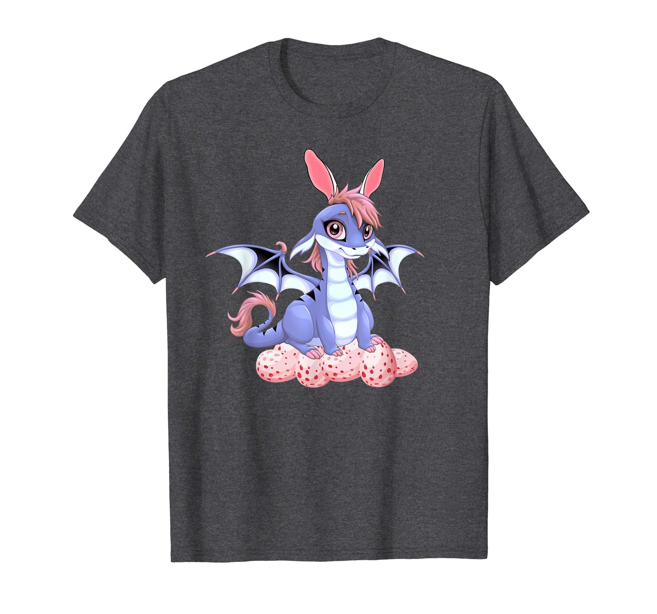 Cute Anime Dragon Bunny Easter Shirt Toddler Girl Boy Women
