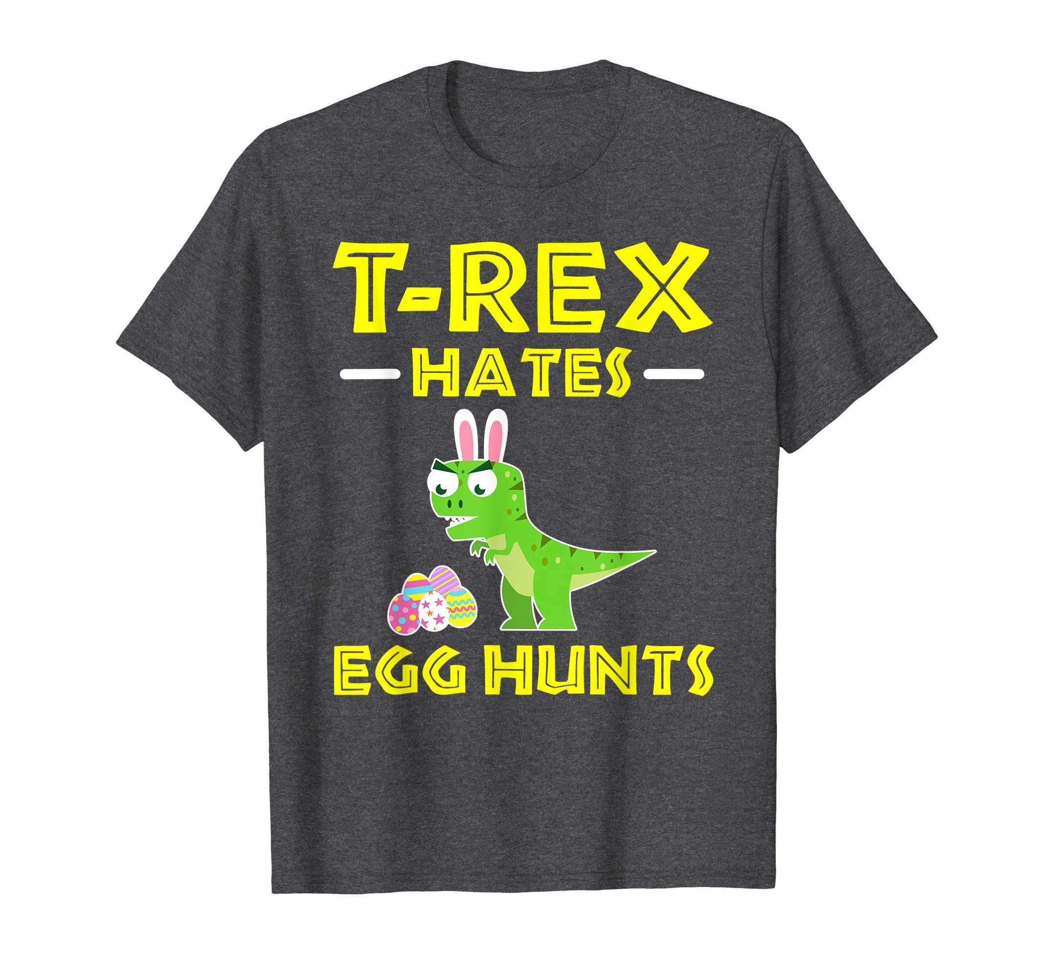 Rex Hates Egg Hunts Easter T shirt Gifts for Men Women Kids