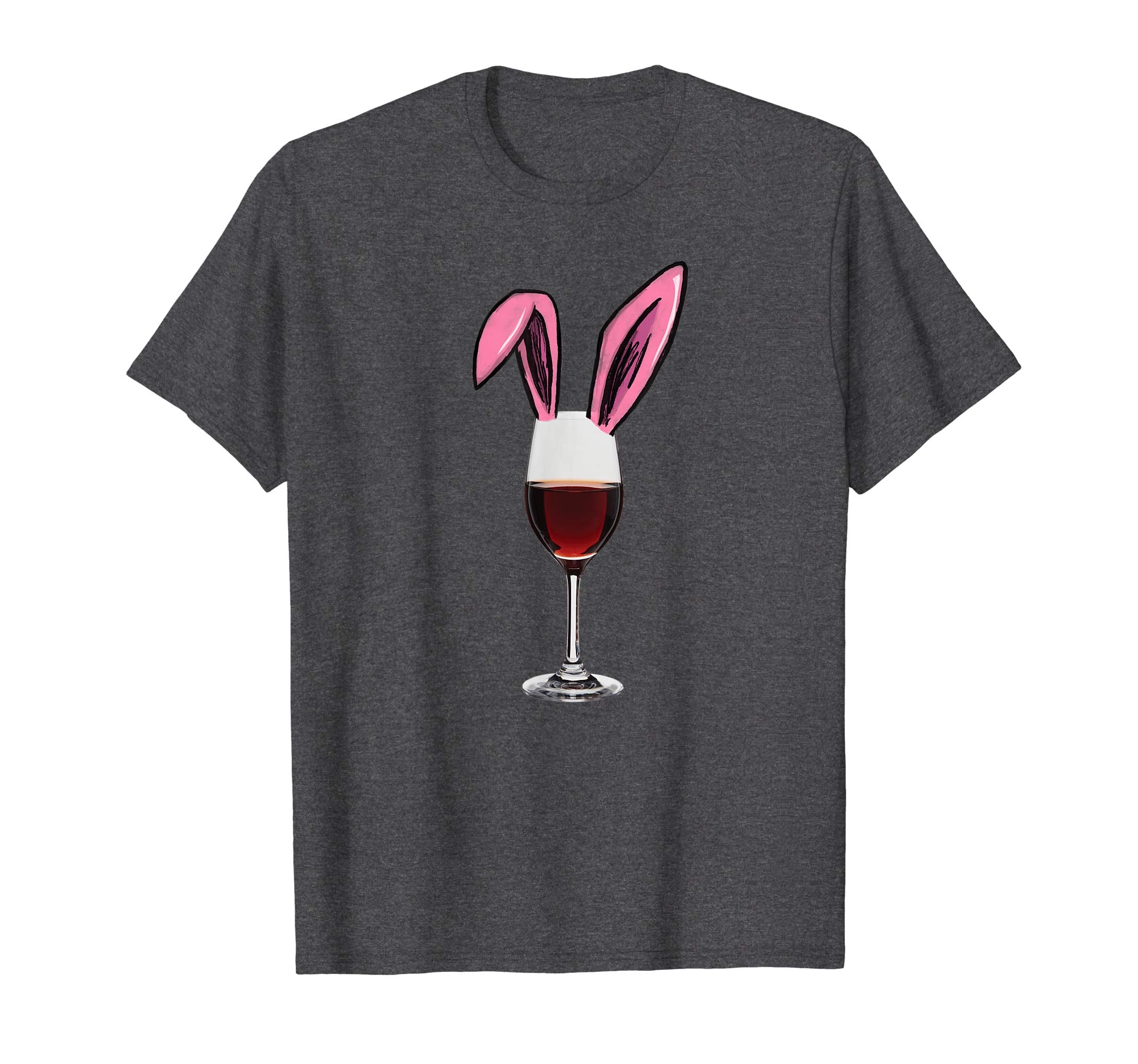 Wine and Bunny Ears Easter Drinking Shirt