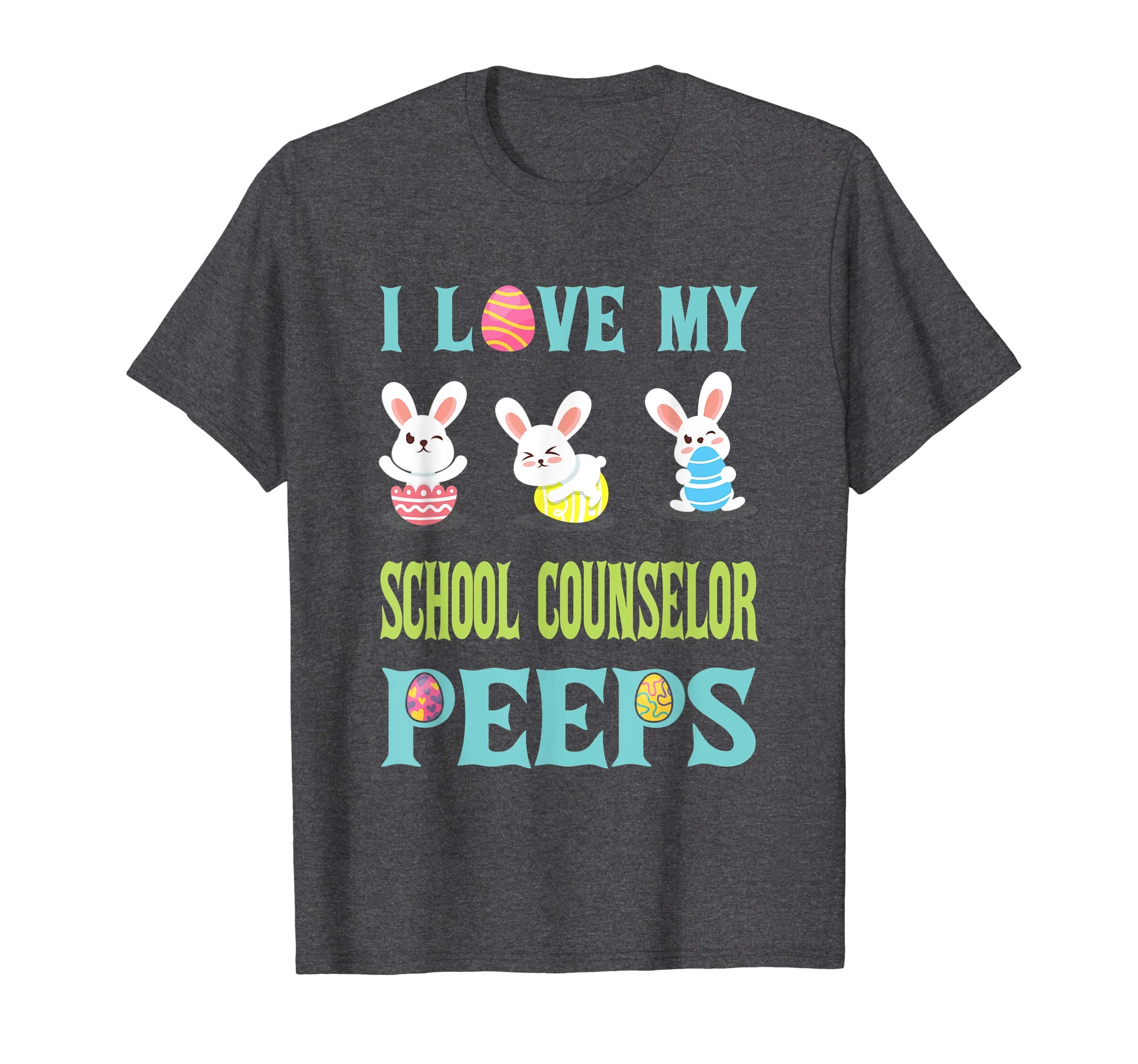 I Love My School Counselor Peeps Happy Easter Teacher Shirt