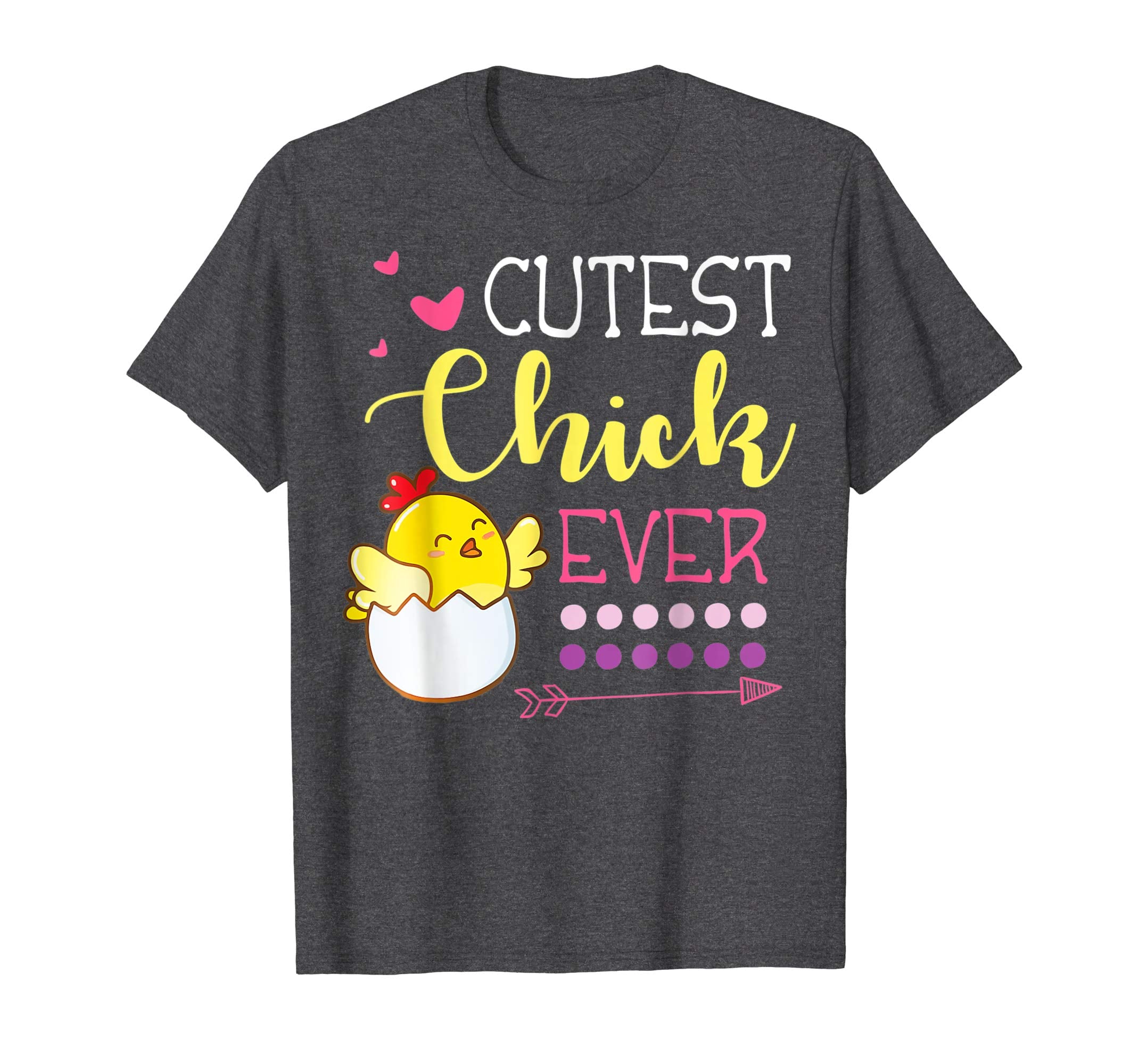 Hearts Arrow Cutest Chick Ever Happy Easter Day Lover Shirt