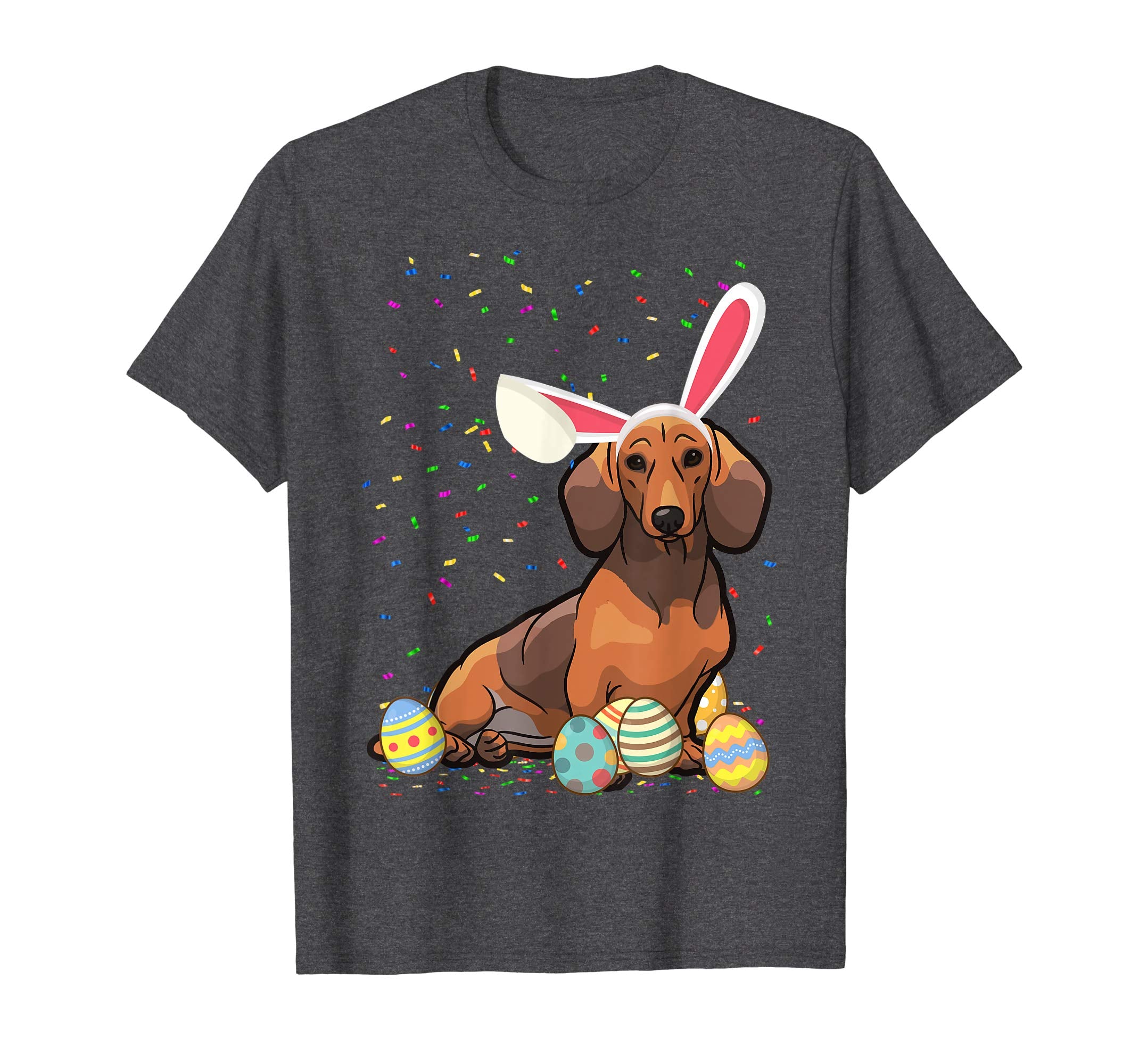 Dach Shund Dog Ear Easter Eggs Shirt Happy Easter Day Gift