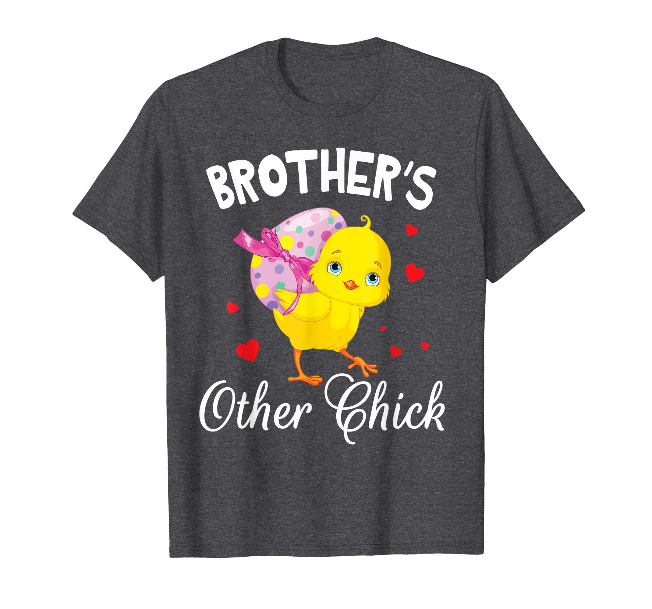 Hearts Chick With Big Easter Egg Shirt Brother's Other Chick